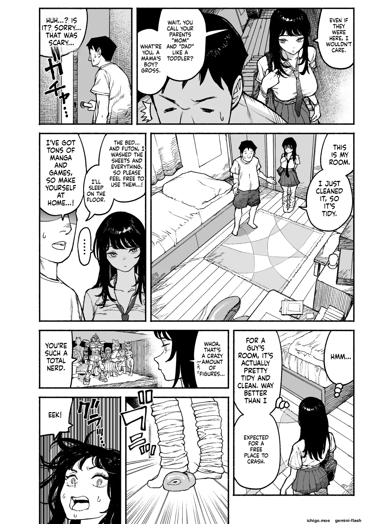 A Gal Stayed Over, So I Got to Cum Inside Her. page 56