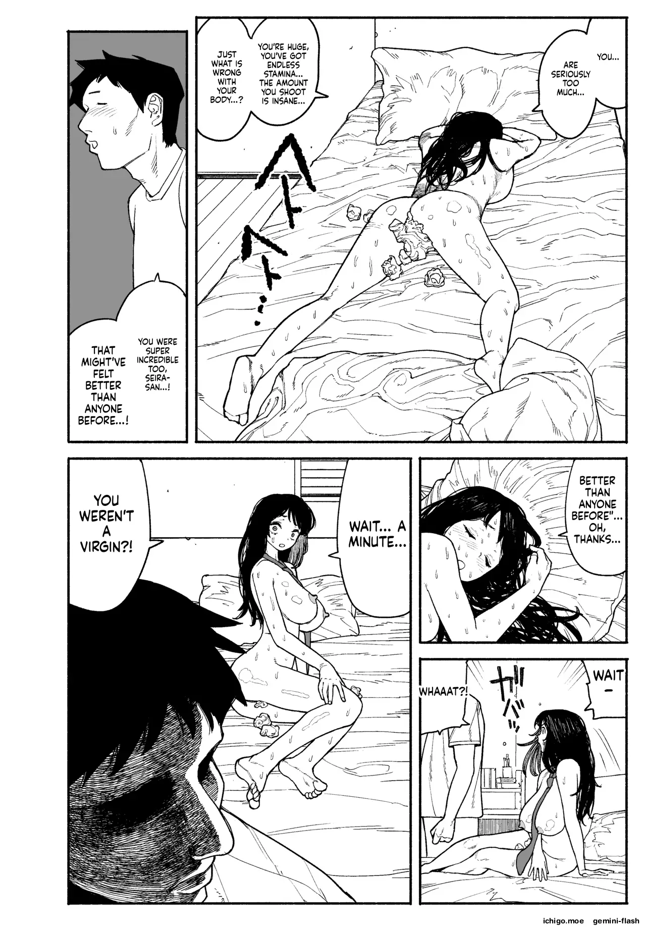 A Gal Stayed Over, So I Got to Cum Inside Her. page 94