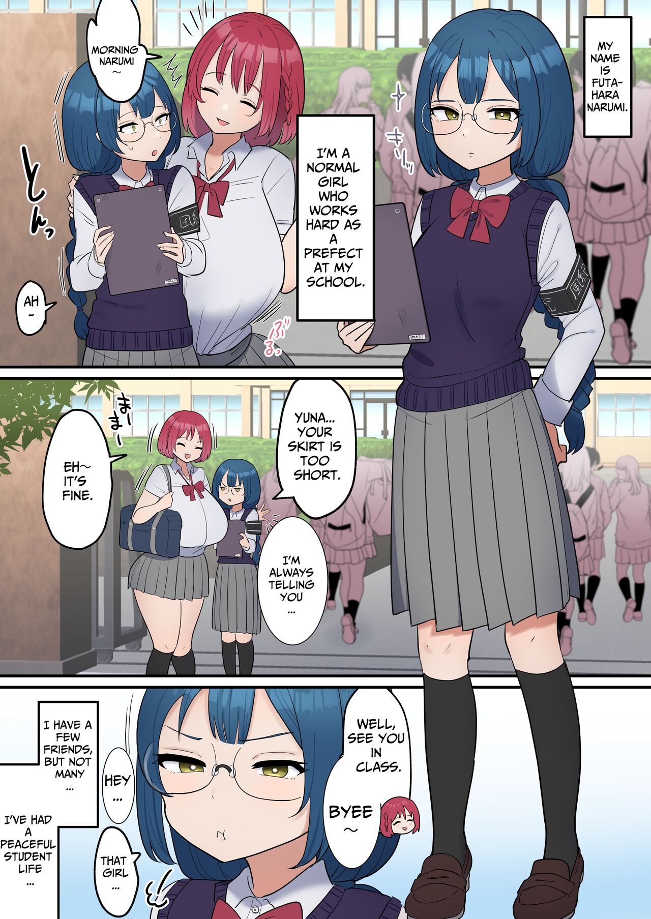 A Girl That Suddenly Grew A Dick Fucks Her Friend page 2