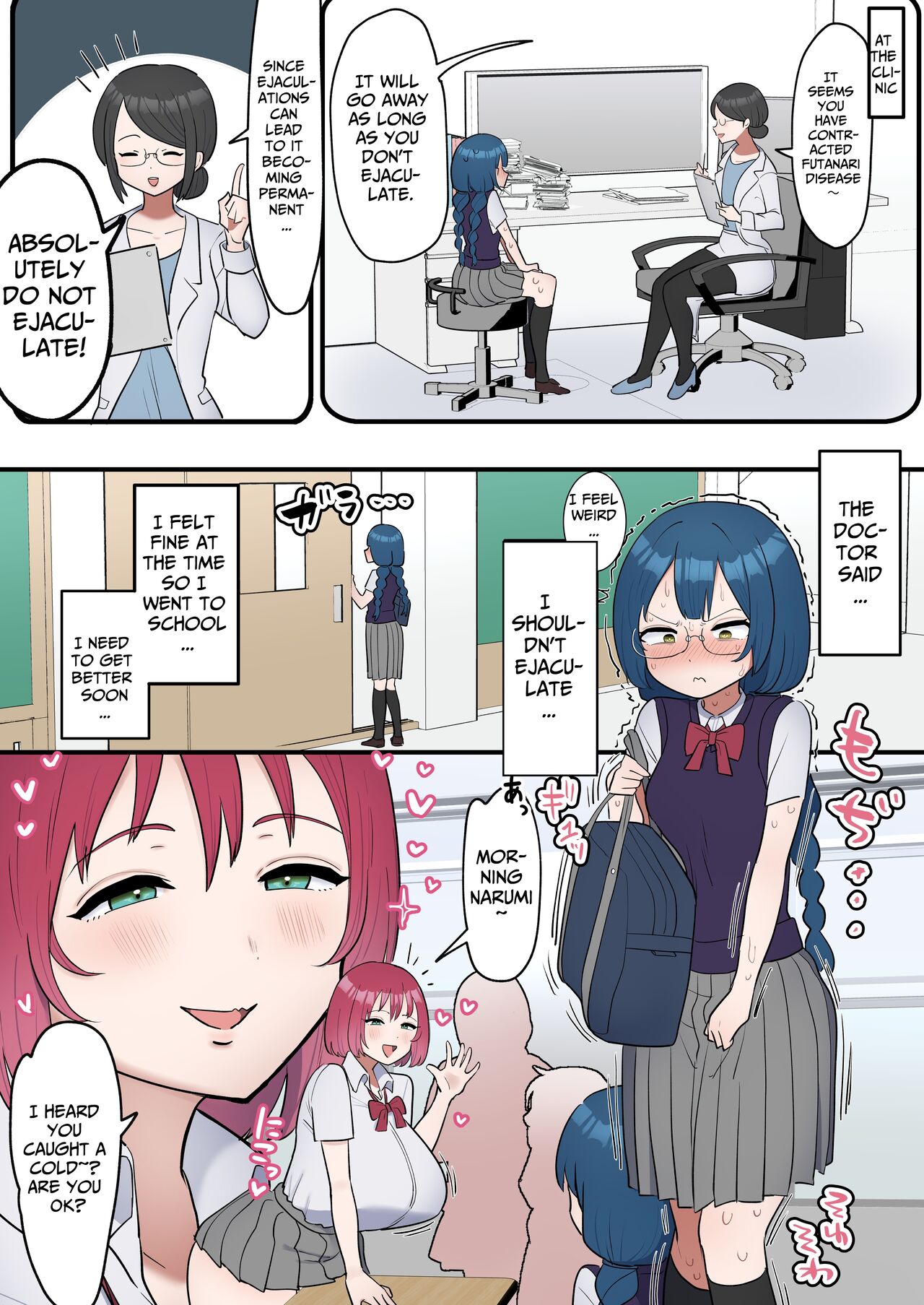 A Girl That Suddenly Grew A Dick Fucks Her Friend page 4