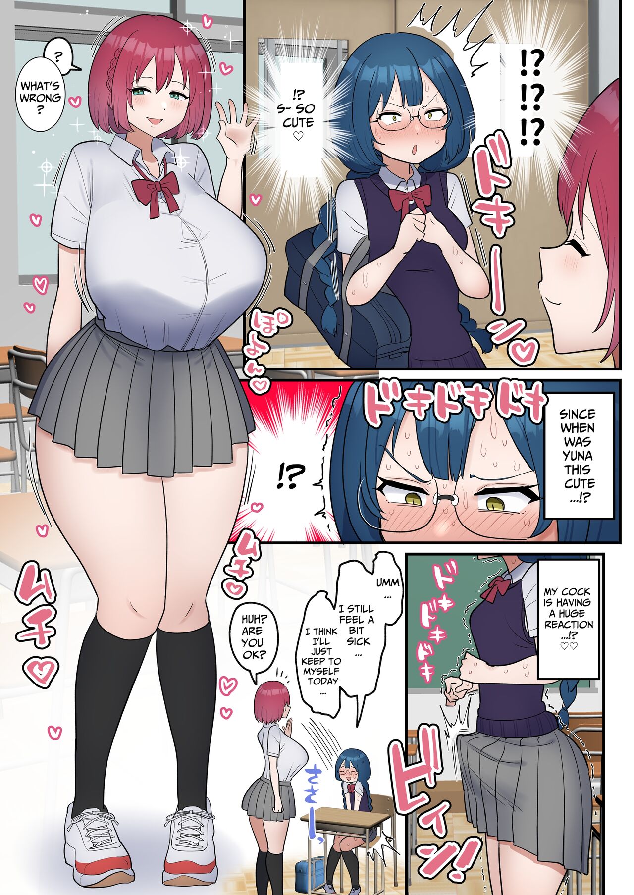 A Girl That Suddenly Grew A Dick Fucks Her Friend page 5