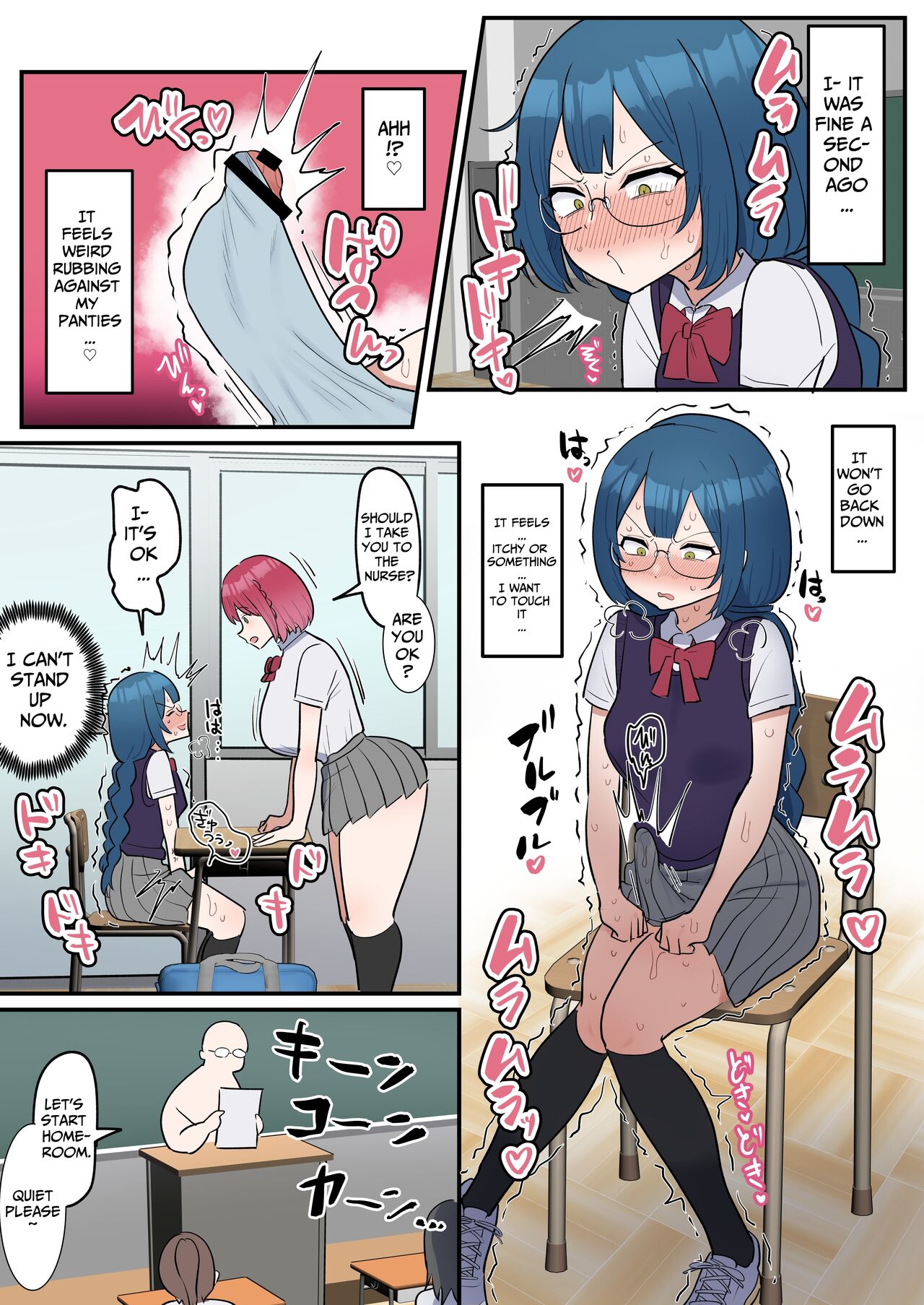 A Girl That Suddenly Grew A Dick Fucks Her Friend page 6