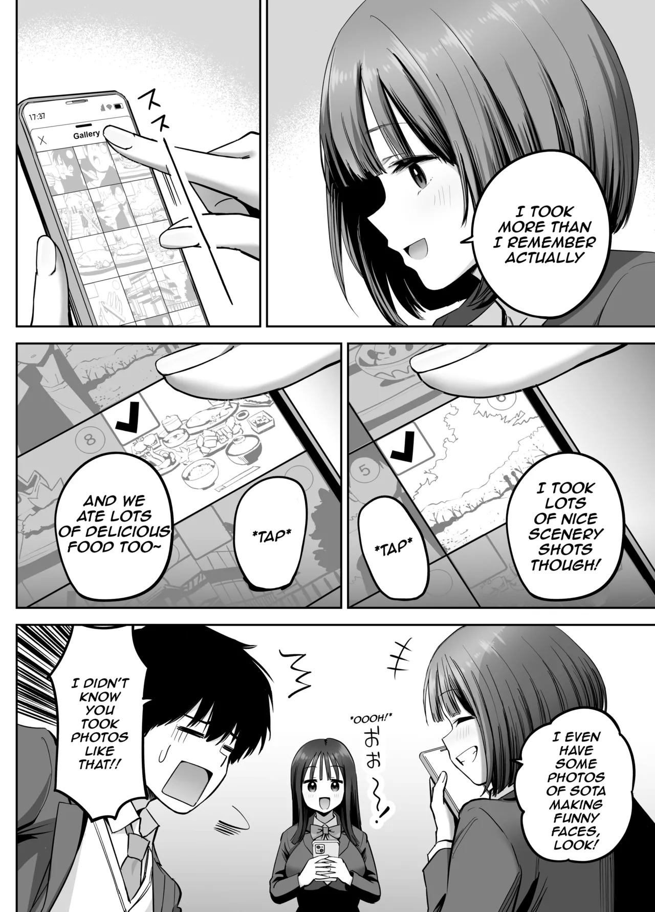A Girl with a Secret-Account Accidentally Sends a Lewd Selfie page 13