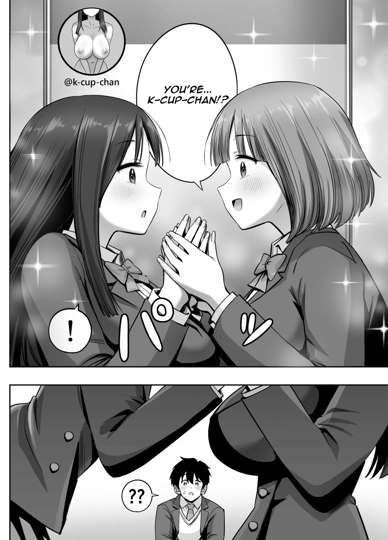 A Girl with a Secret-Account Accidentally Sends a Lewd Selfie page 21