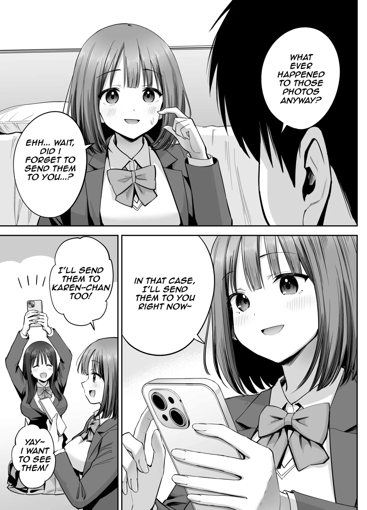 A Girl with a Secret-Account Accidentally Sends a Lewd Selfie page 12