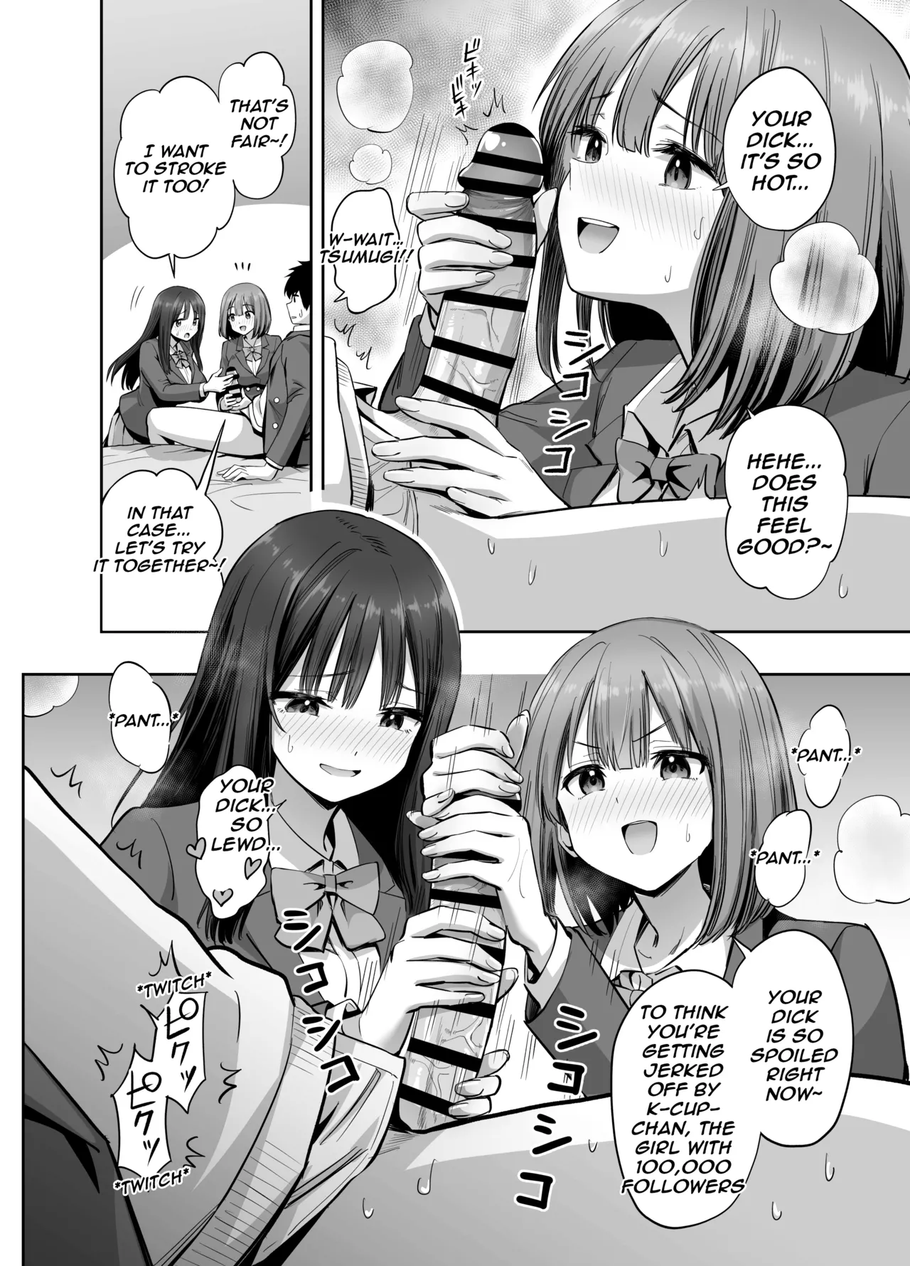 A Girl with a Secret-Account Accidentally Sends a Lewd Selfie page 25