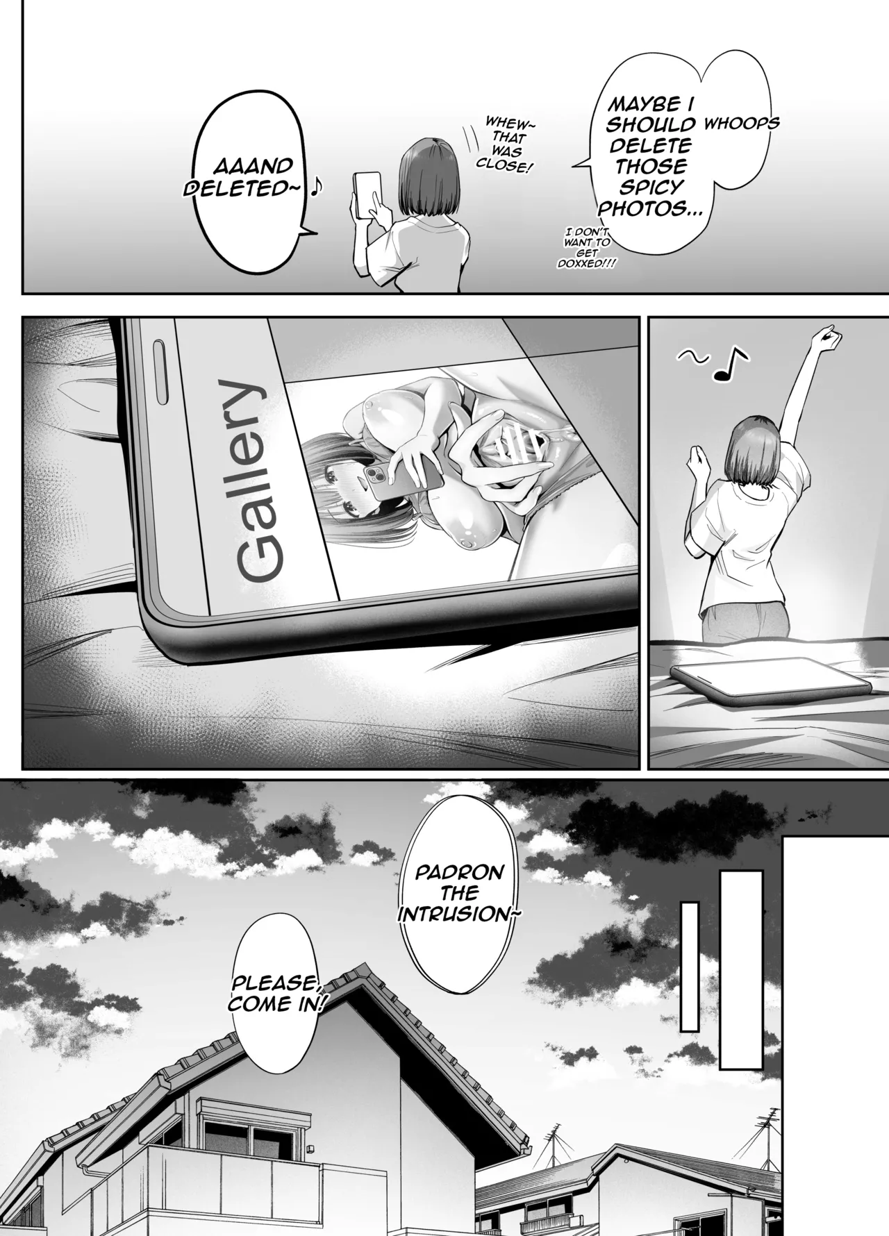 A Girl with a Secret-Account Accidentally Sends a Lewd Selfie page 7