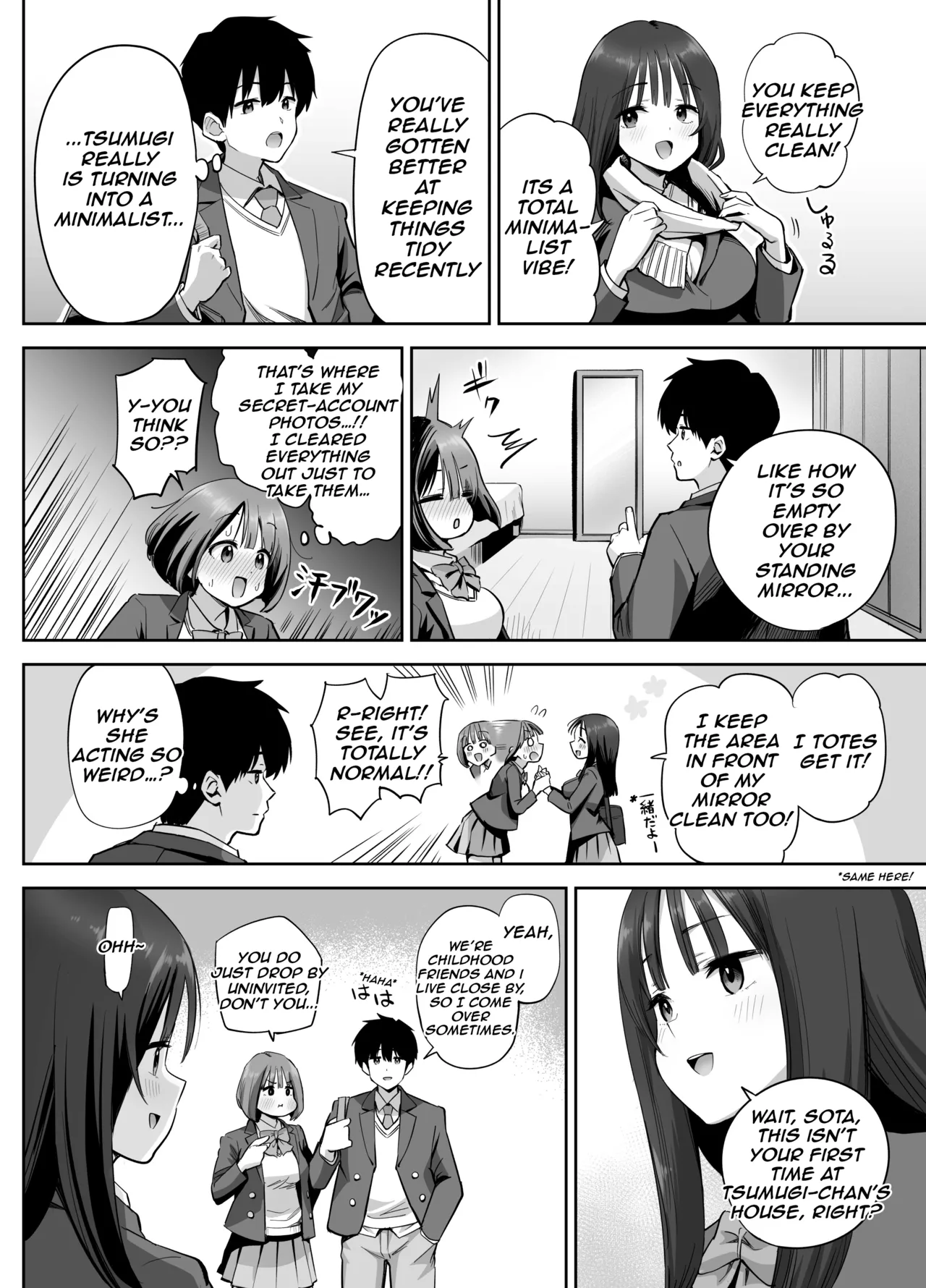 A Girl with a Secret-Account Accidentally Sends a Lewd Selfie page 9