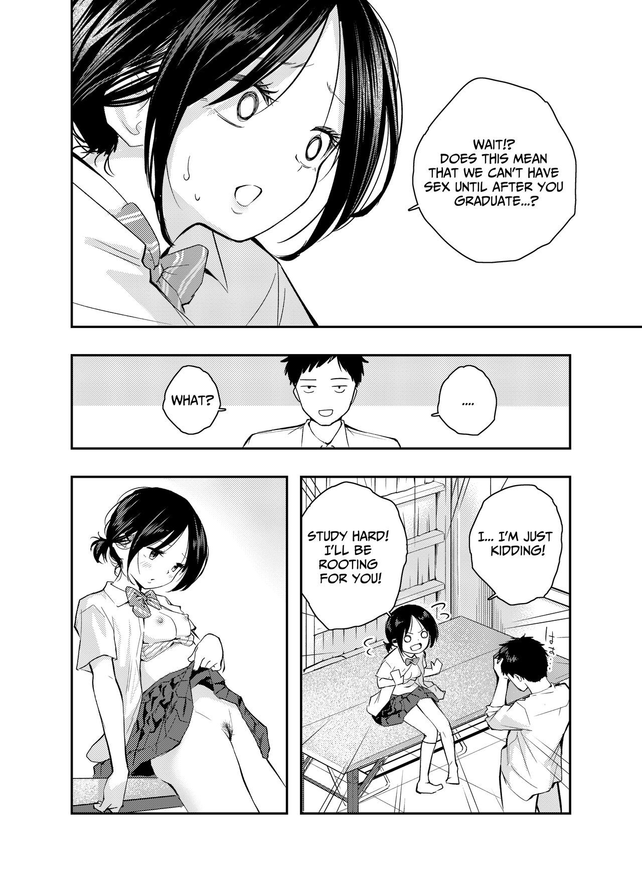 A Girl With Her Head In The Gutter page 37