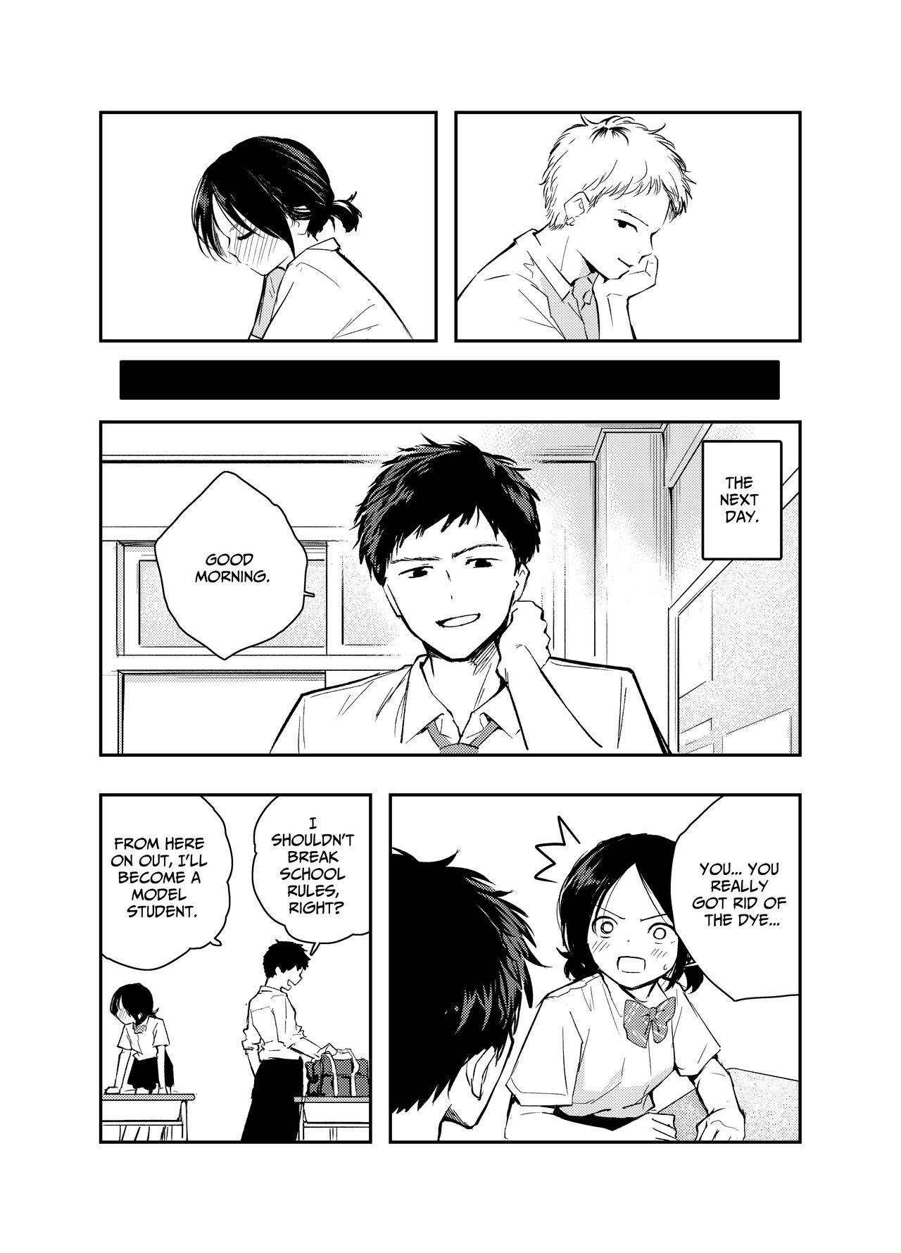 A Girl With Her Head In The Gutter page 7