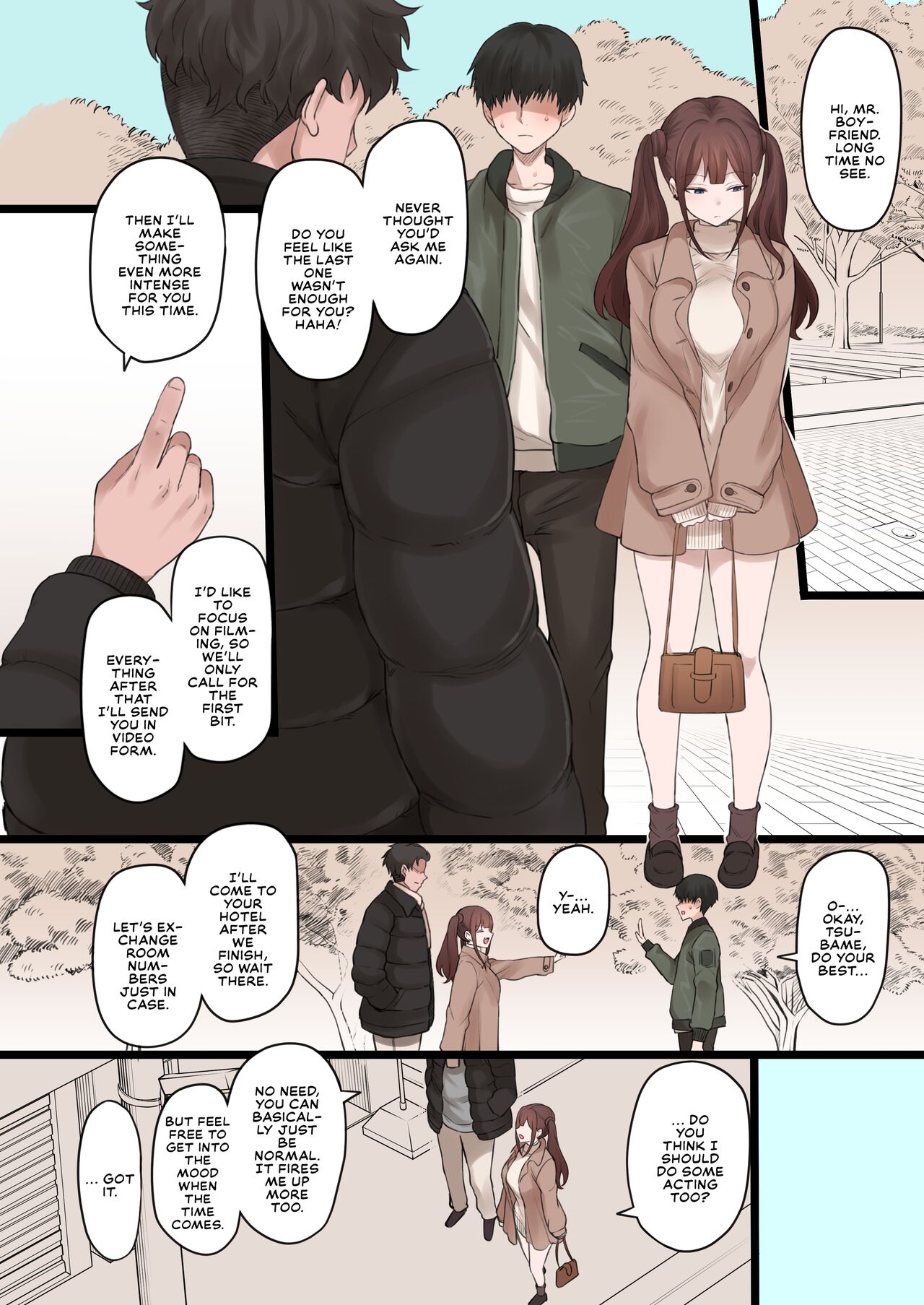 A Girlfriend Who Plays Along with My Cuckold Fetish + Prequel + CG page 19