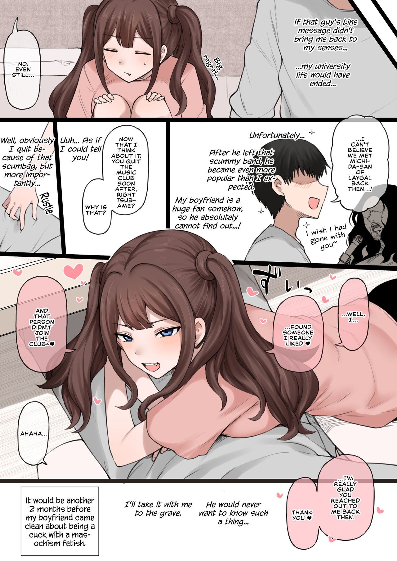A Girlfriend Who Plays Along with My Cuckold Fetish + Prequel + CG page 56