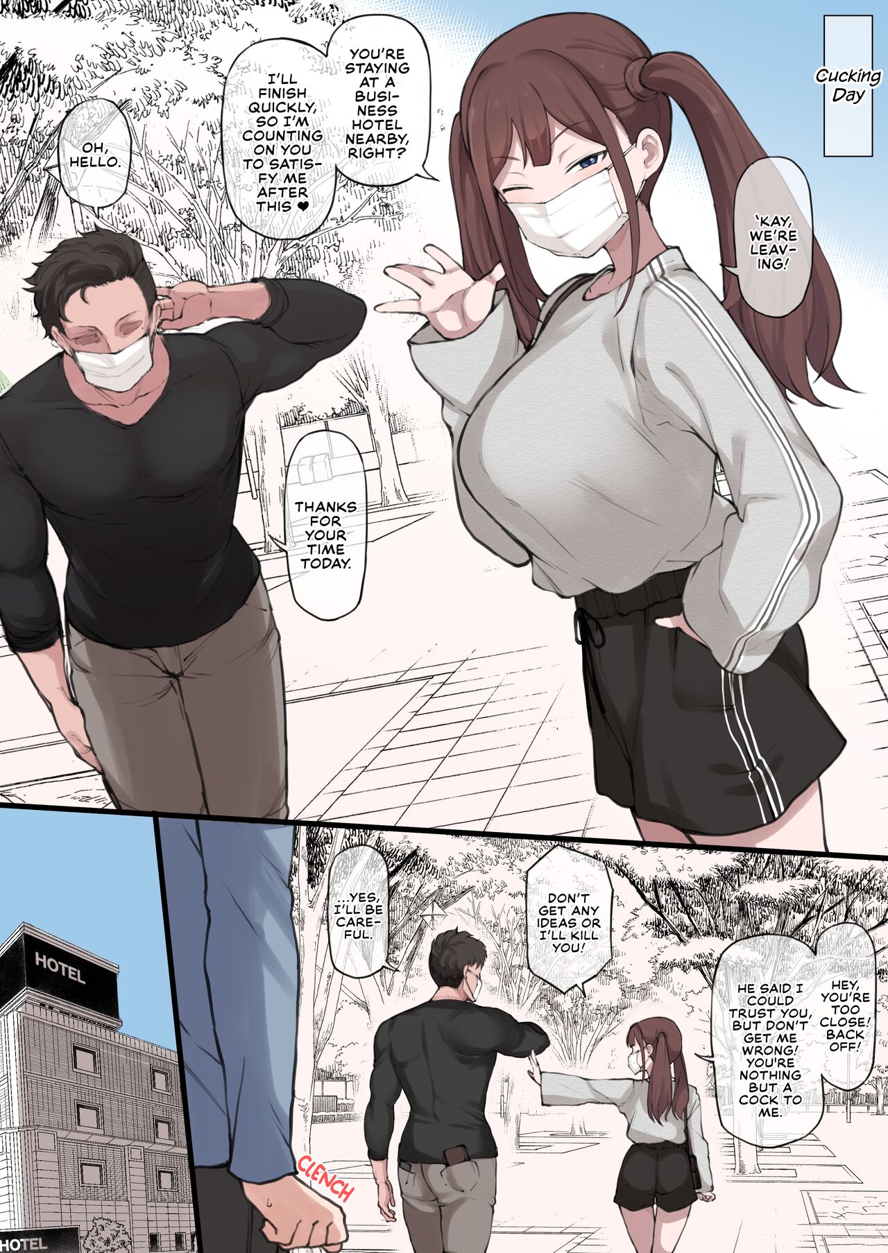 A Girlfriend Who Plays Along with My Cuckold Fetish + Prequel page 4
