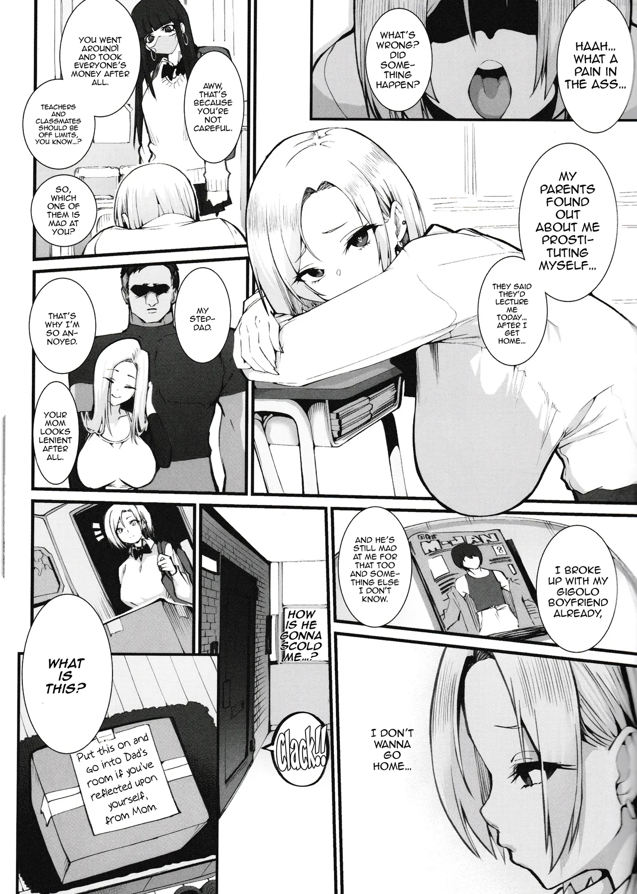 A Gyaru Mother and Daughter's Unsavory Way to Earn Money page 3