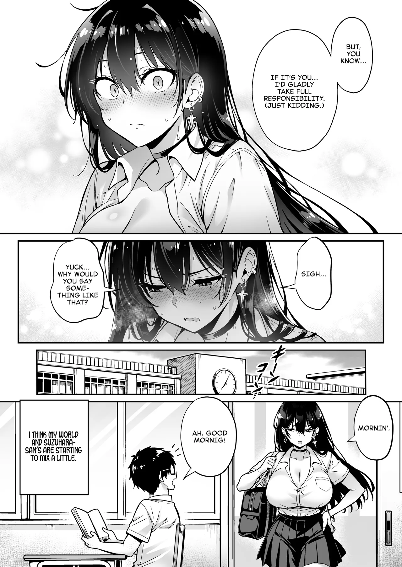 A gyaru showed up at my place and stole my virginity. page 39