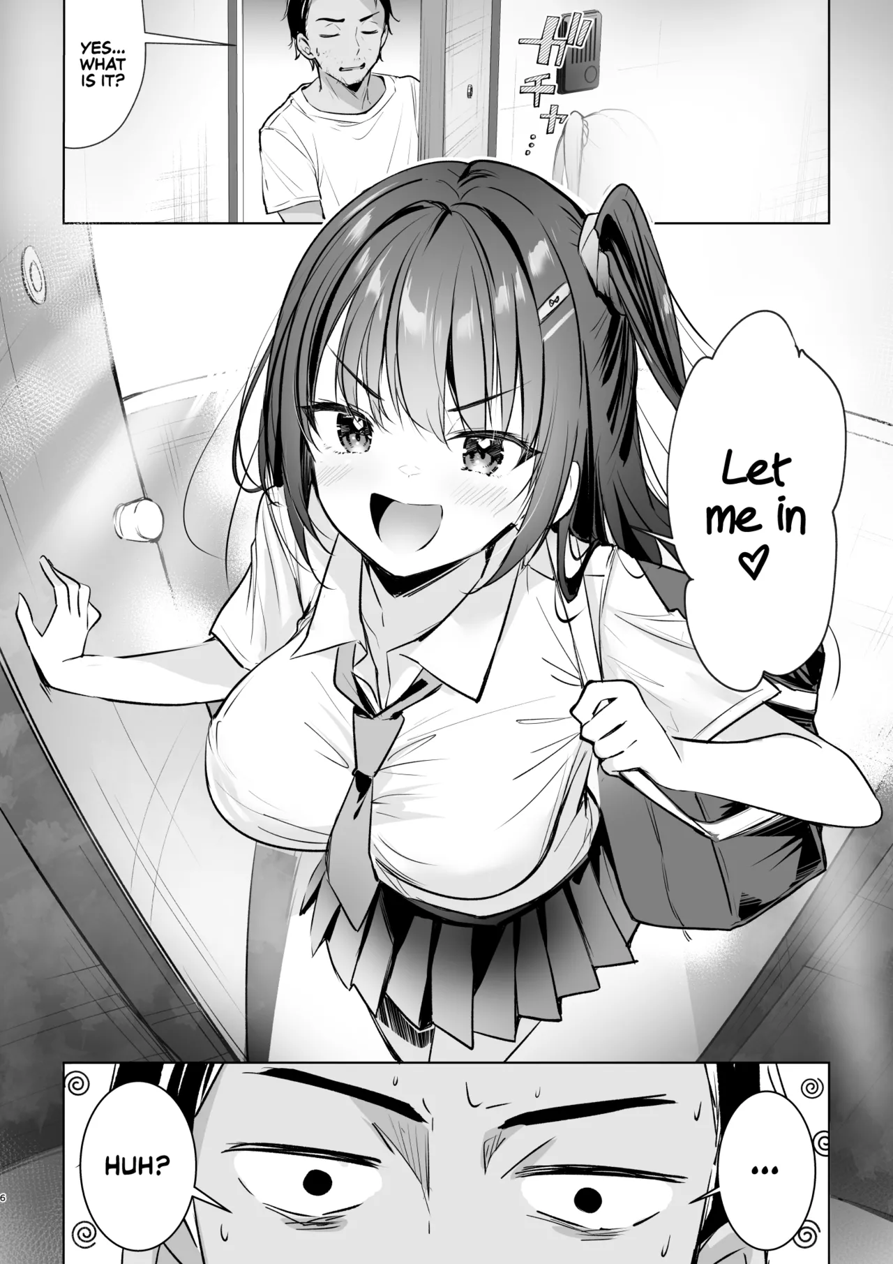 A High School Girl Barged In! I’ve got no Dhoice but to do it!! ~Hot and sweaty summer sex  The two sides of honor student Ayaka~ page 6