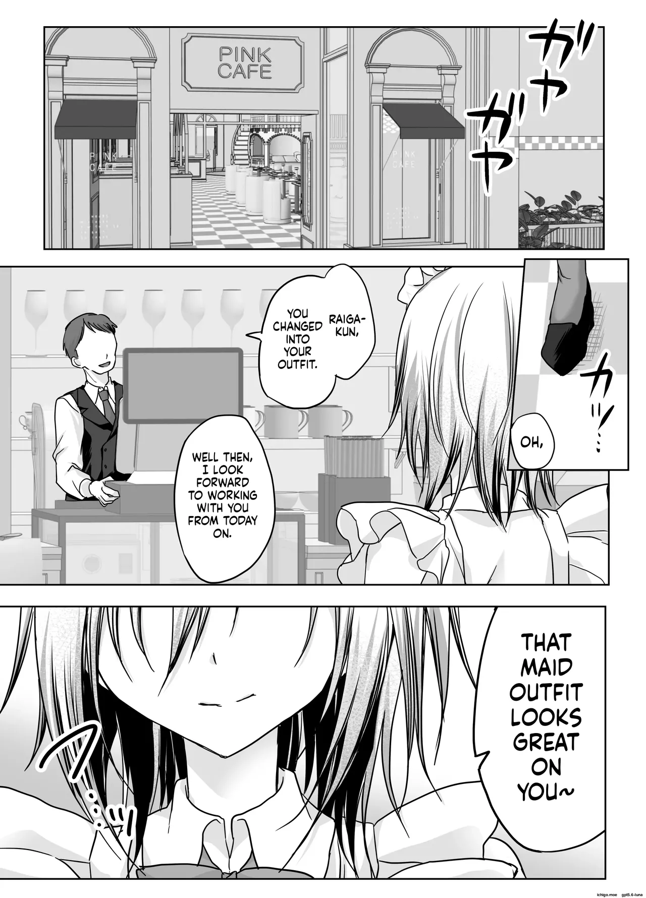 A Humiliating Fall from Grace at the Cross-Dressing Maid Café I Used to Look Down On! page 2