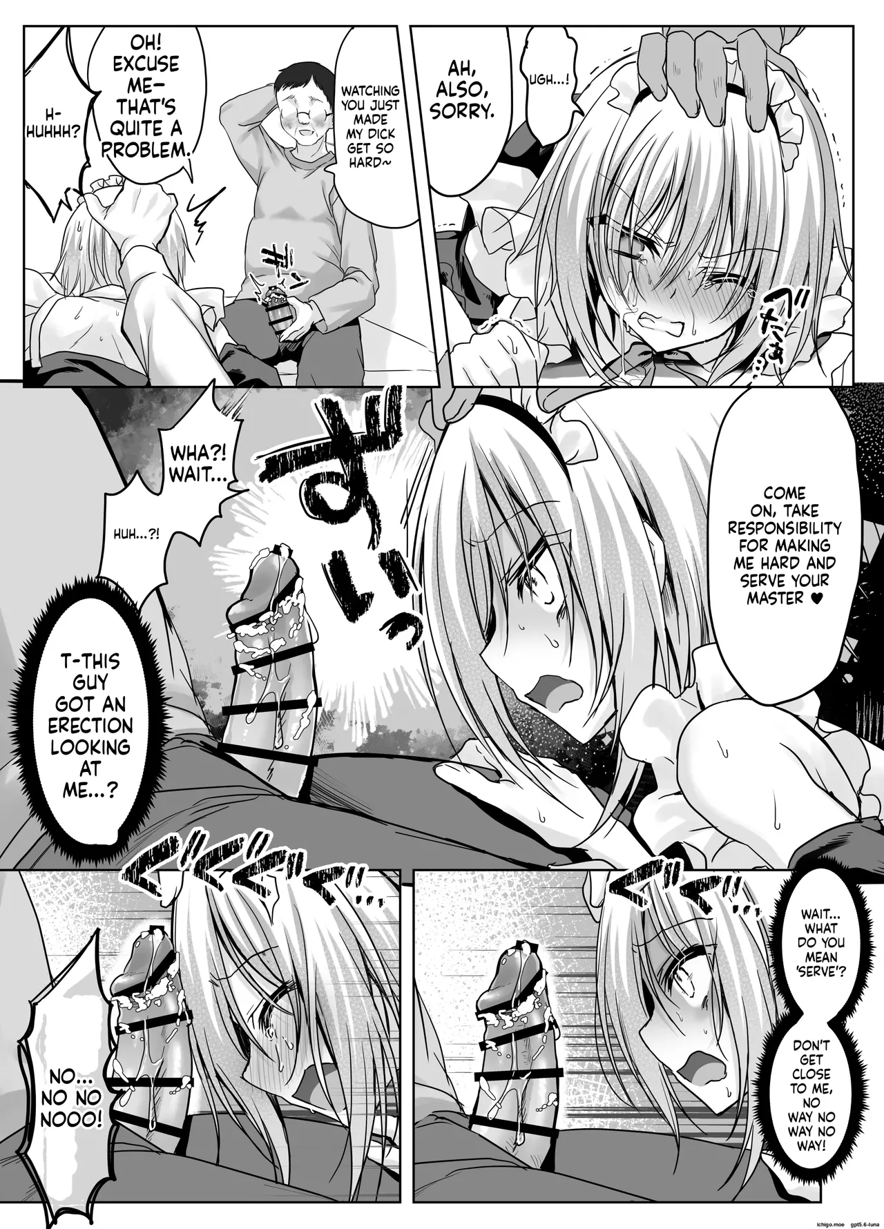 A Humiliating Fall from Grace at the Cross-Dressing Maid Café I Used to Look Down On! page 27