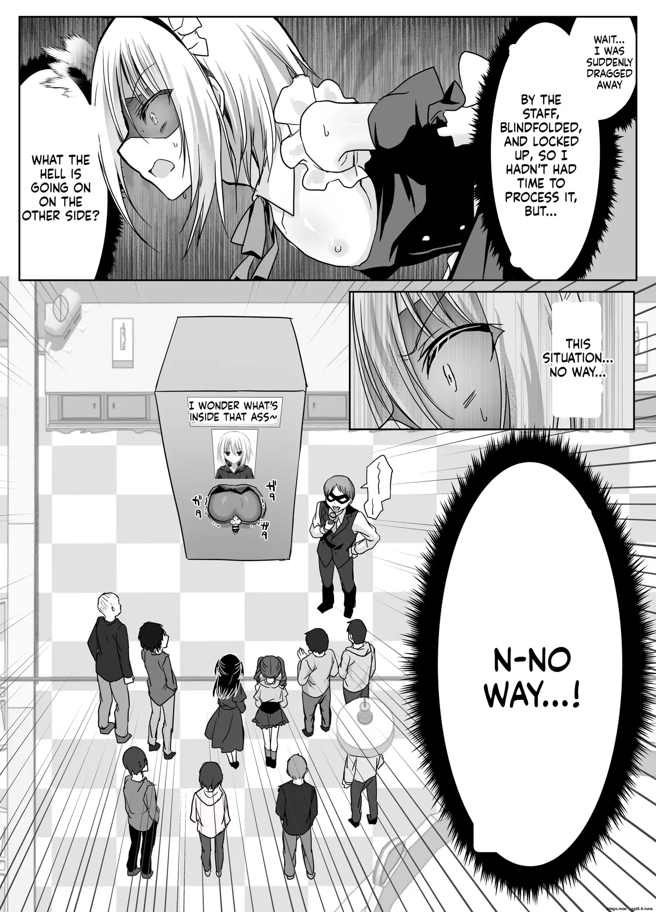 A Humiliating Fall from Grace at the Cross-Dressing Maid Café I Used to Look Down On! page 41