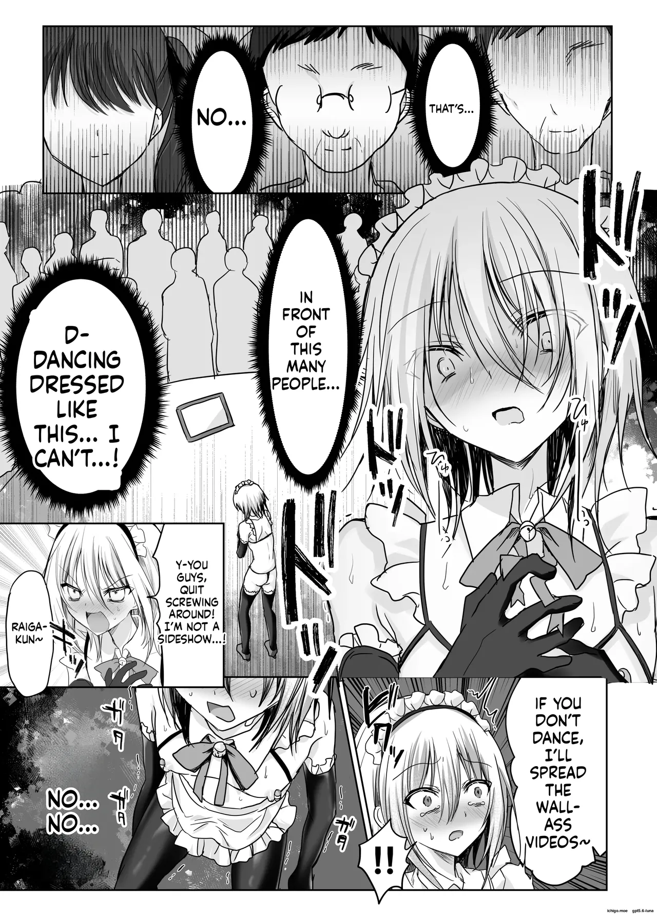 A Humiliating Fall from Grace at the Cross-Dressing Maid Café I Used to Look Down On! page 55