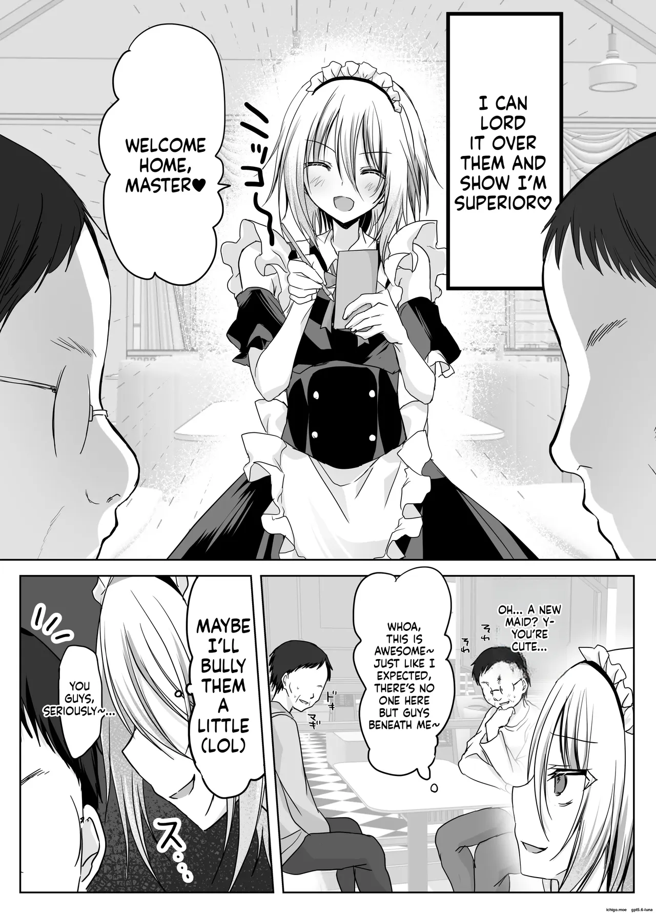 A Humiliating Fall from Grace at the Cross-Dressing Maid Café I Used to Look Down On! page 8