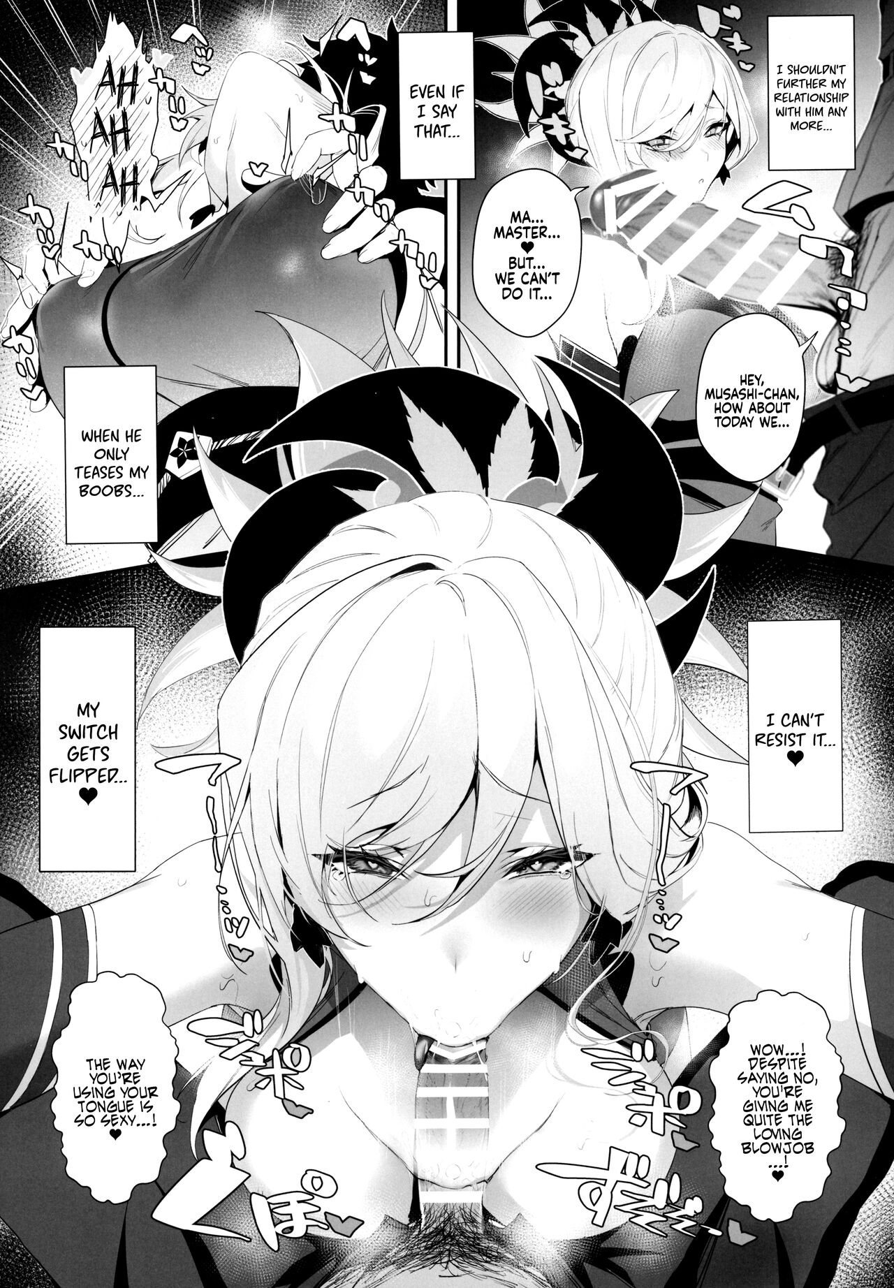 A Late-Blooming Musashi-chan in Love is Defeated by Nipple Torture and Lovey-Dovey Sex page 10