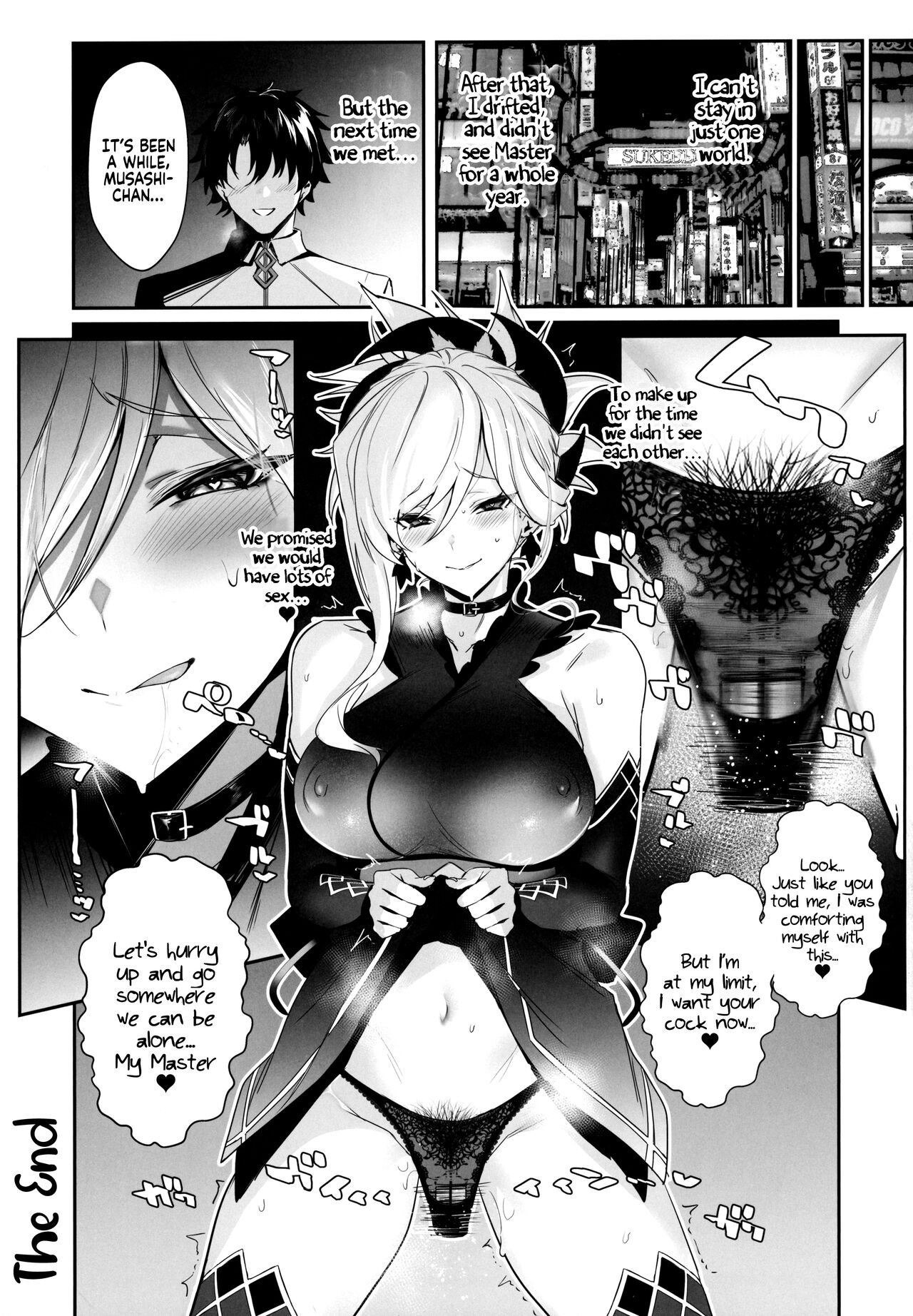 A Late-Blooming Musashi-chan in Love is Defeated by Nipple Torture and Lovey-Dovey Sex page 23