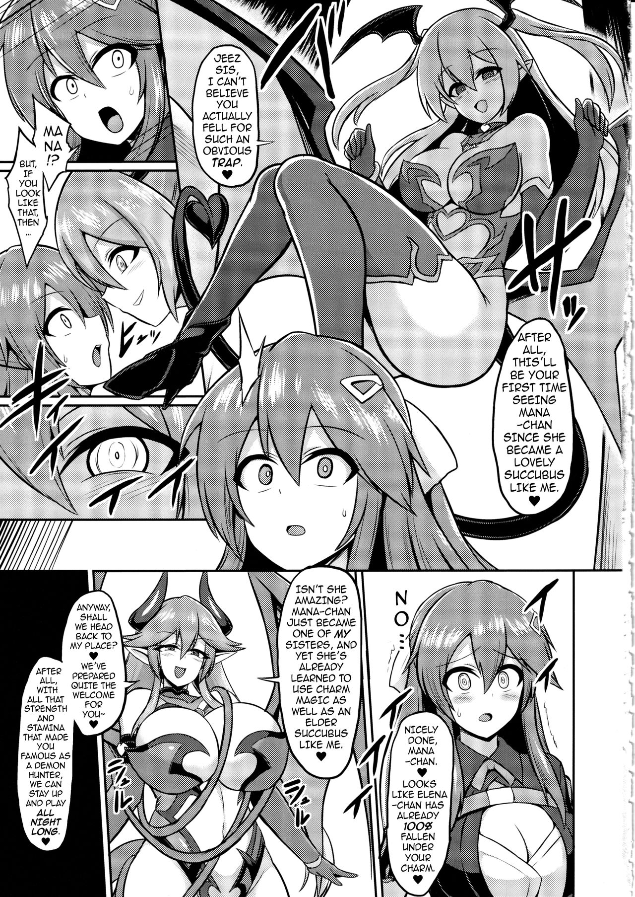 A Lesbian Succubus’s Lust Crest Pleasure Training 2 page 4