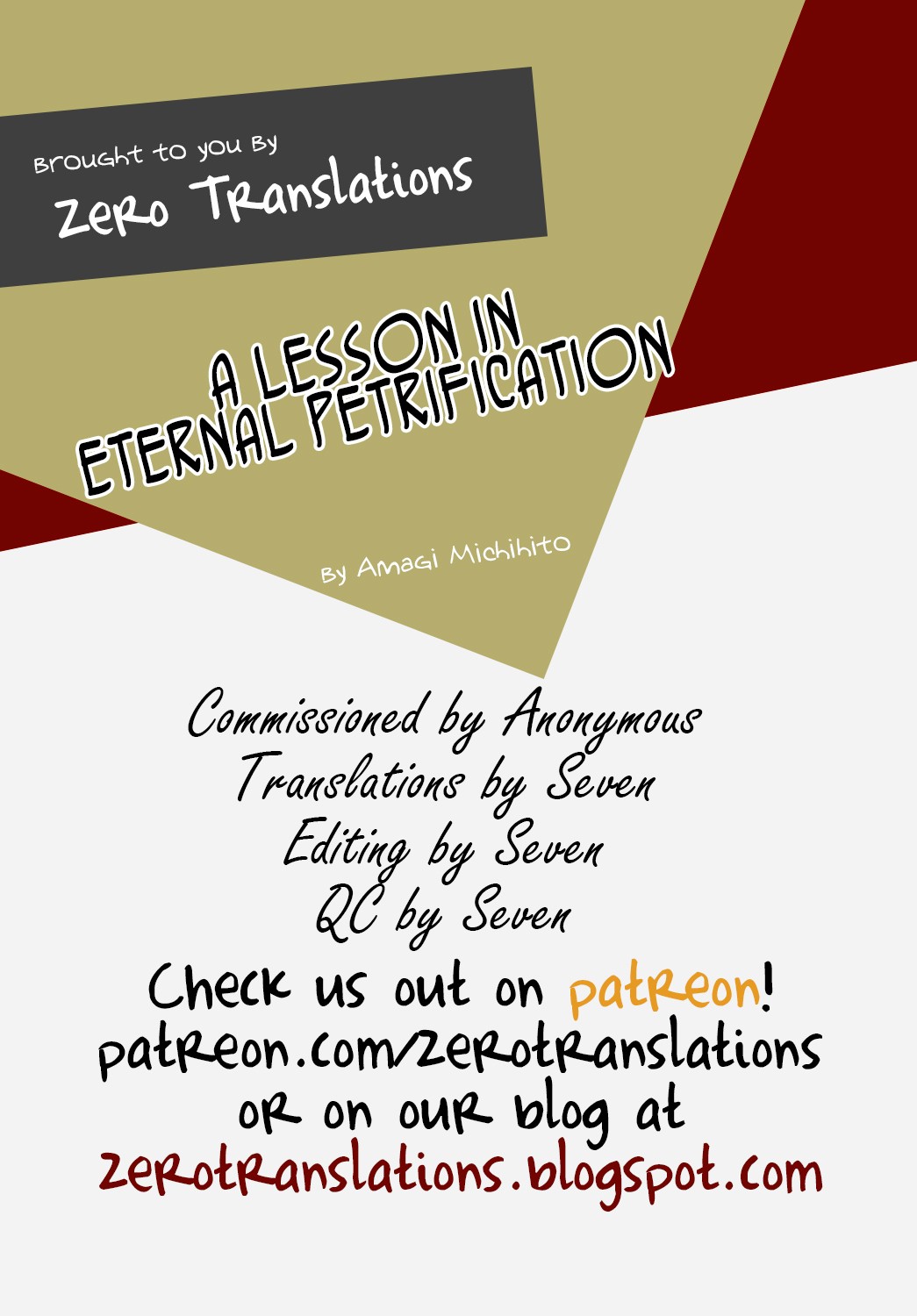 A Lesson in Eternal Petrification page 21