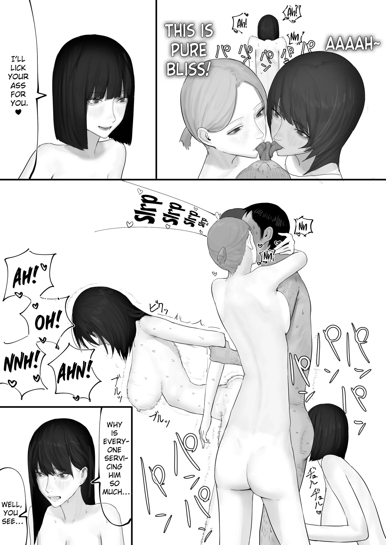 A Loser Introvert Gets Dragged by His Little Sister to a School Trip Bathhouse With Nothing but High School Girls and Ends up in a Bareback 18-Girl Harem Orgy!! page 158