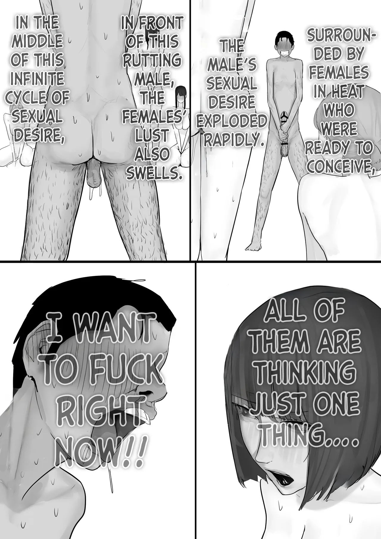 A Loser Introvert Gets Dragged by His Little Sister to a School Trip Bathhouse With Nothing but High School Girls and Ends up in a Bareback 18-Girl Harem Orgy!! page 208