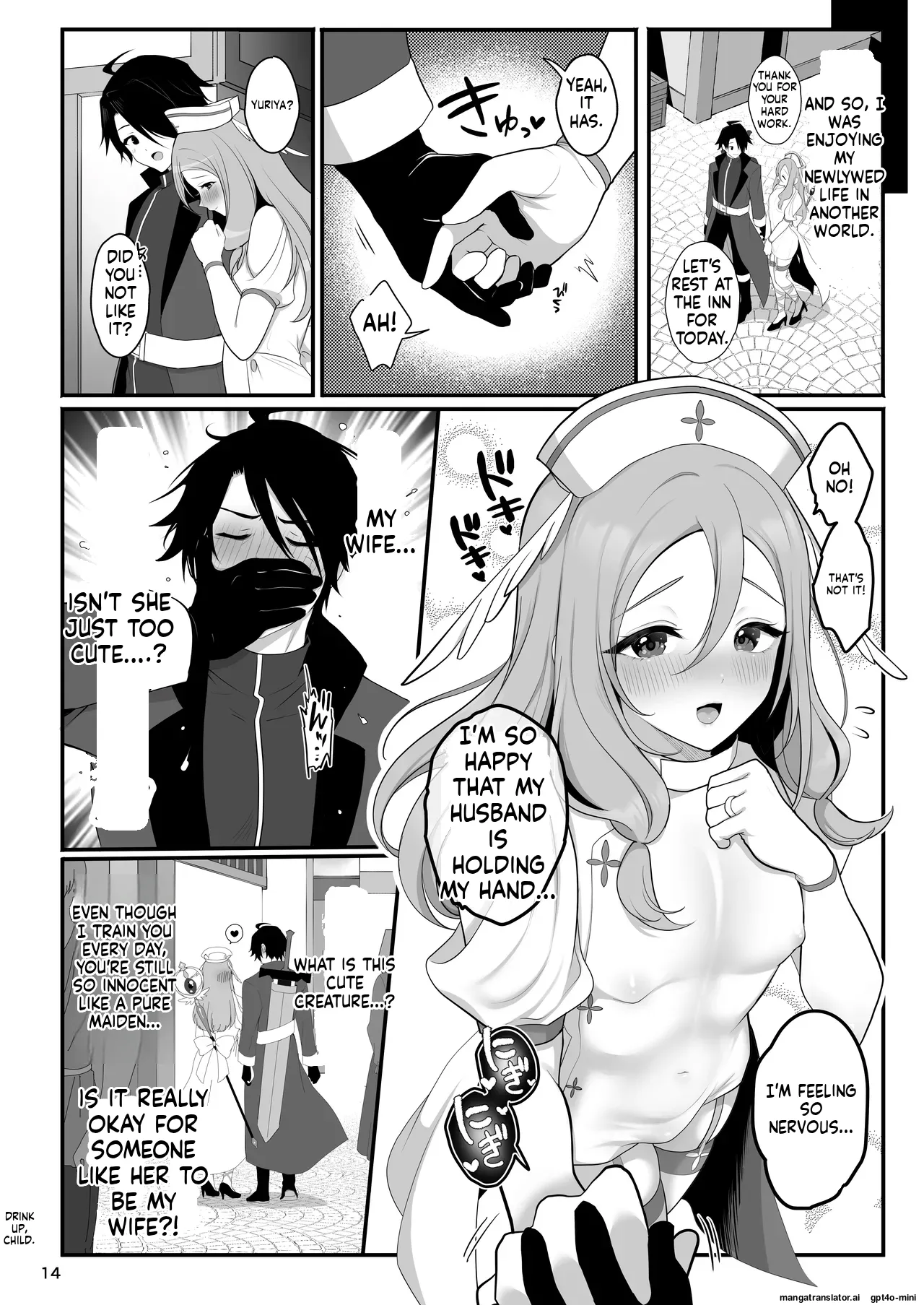 A lovey-dovey newlywed life in another world with an innocent and shy cross-dressing wife page 15