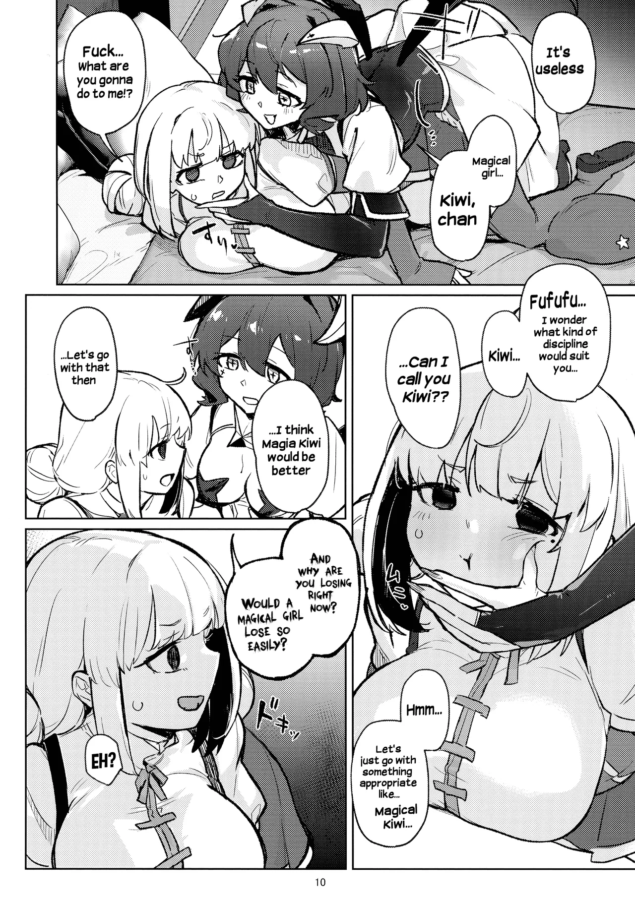 A Magical Girl at the "Aahn!" Hotel page 10