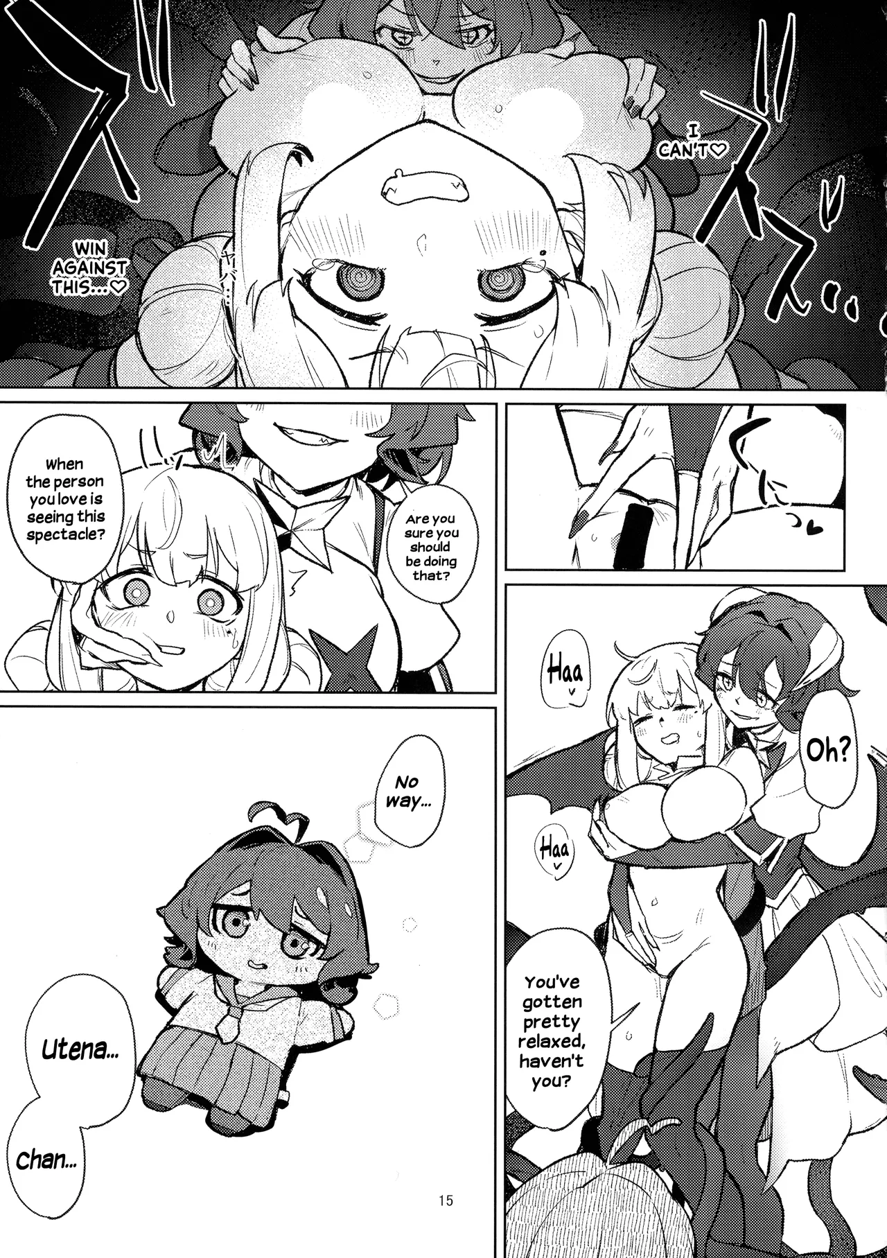A Magical Girl at the "Aahn!" Hotel page 15