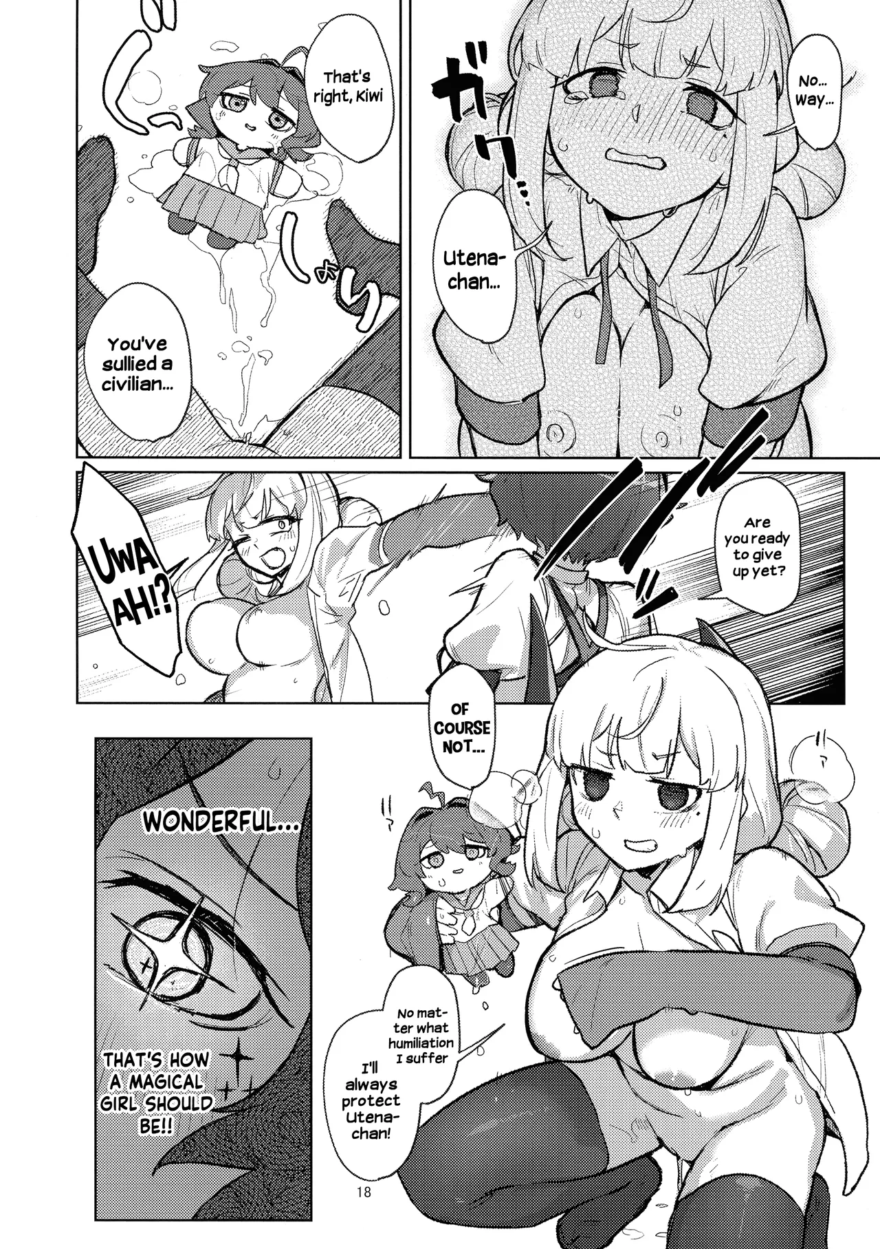 A Magical Girl at the "Aahn!" Hotel page 18