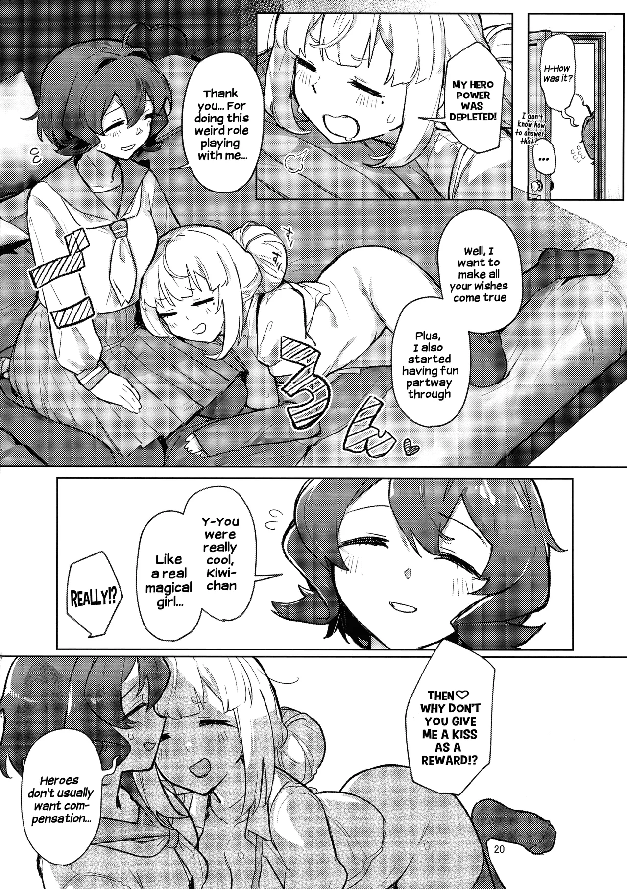 A Magical Girl at the "Aahn!" Hotel page 20