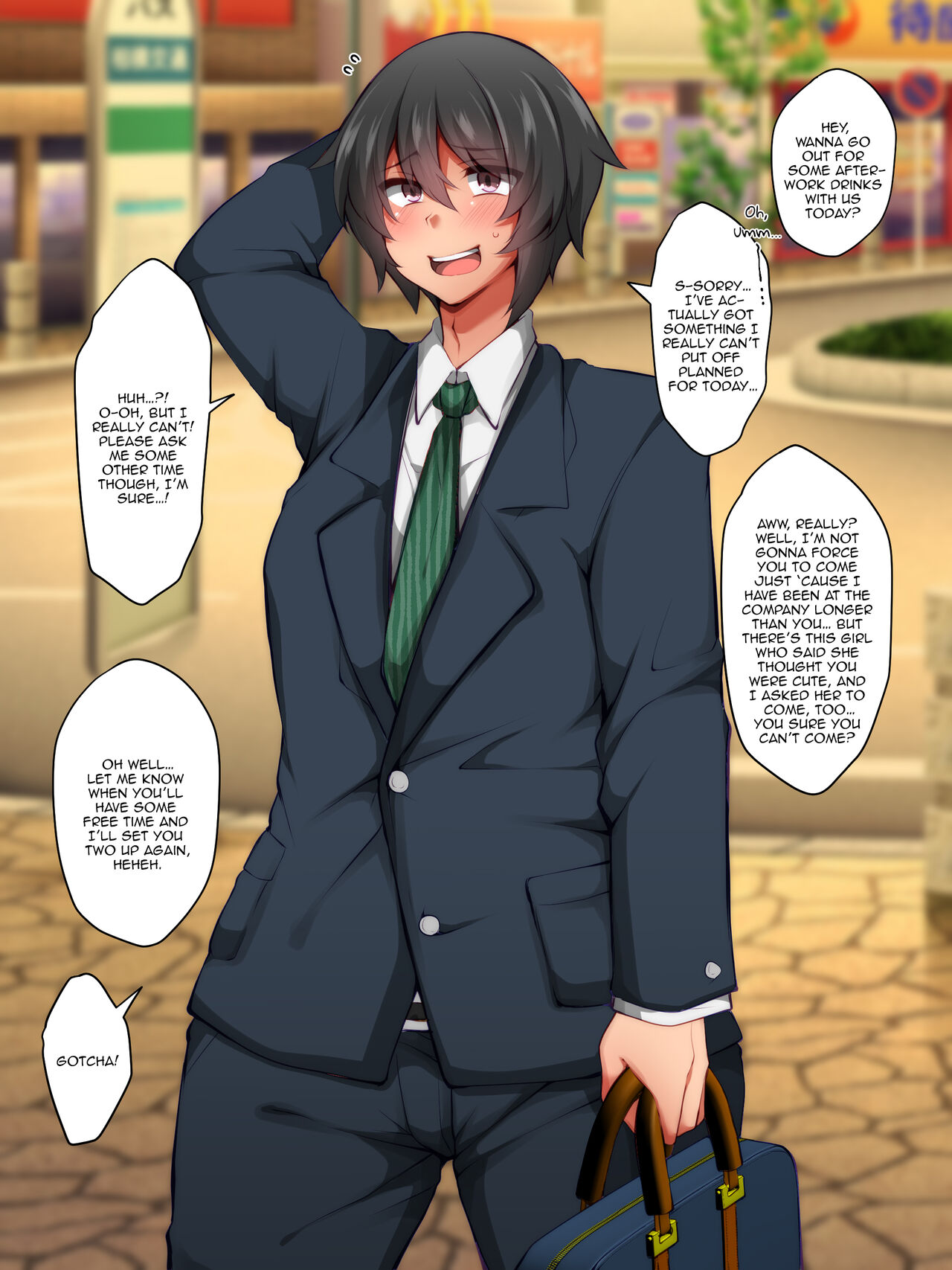 A Man Who Tried to Get Between a Futanari Lesbian Couple page 23