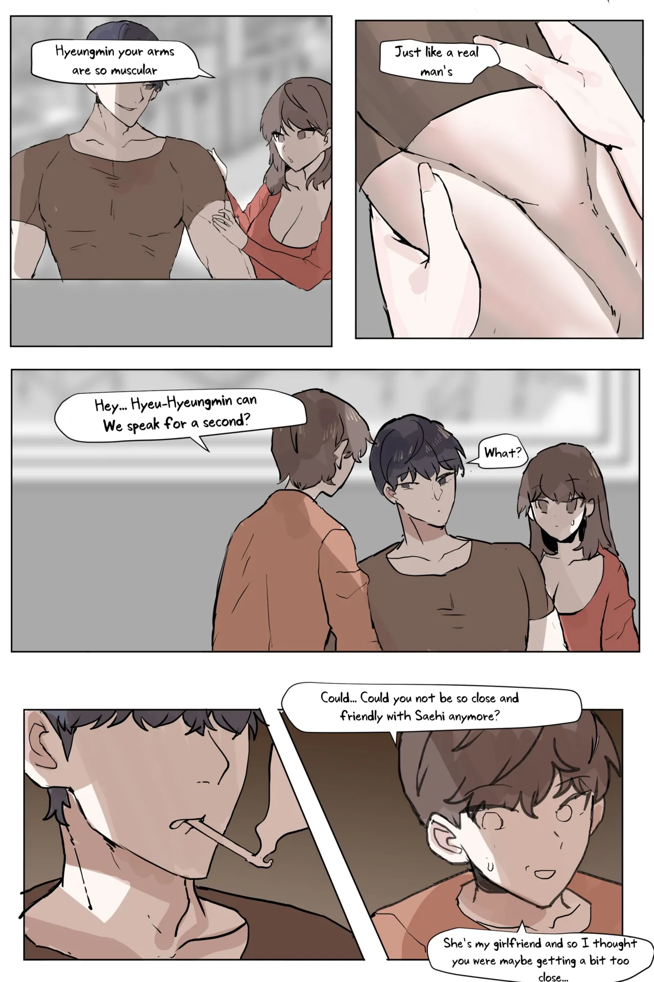 A Manwha Where my Childhood Friend Gets NTR'd page 12
