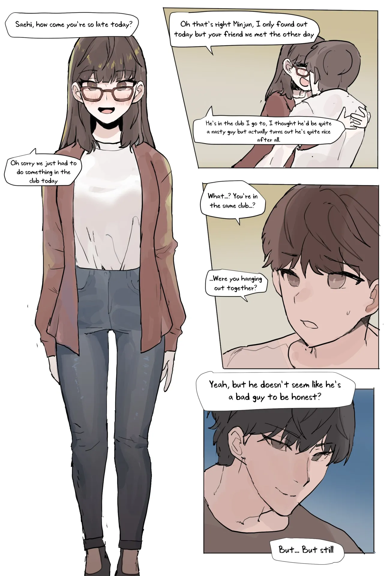A Manwha Where my Childhood Friend Gets NTR'd page 9