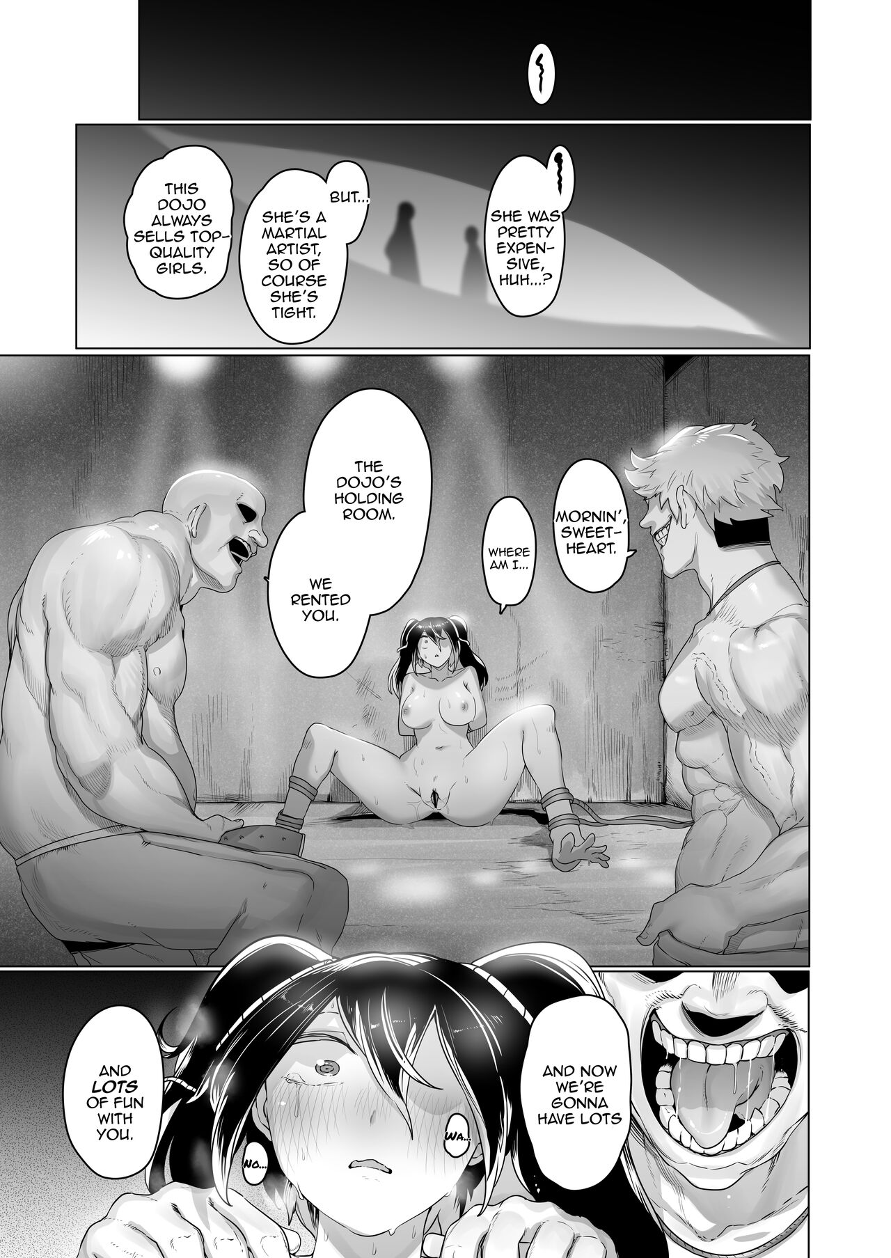 A Martial Artist’s Defeat ~Bondage, Drugs, and Forced Orgasms~ page 36
