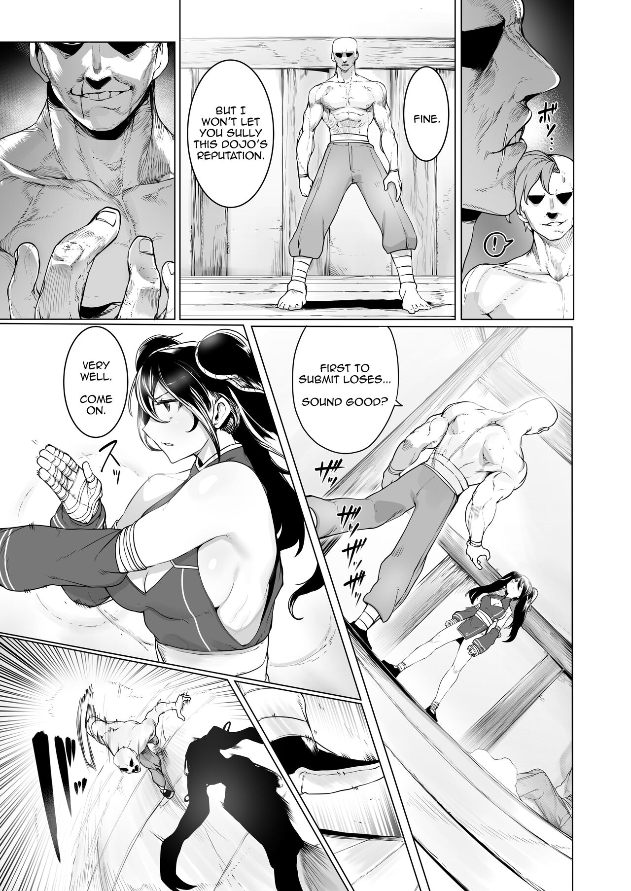 A Martial Artist’s Defeat ~Bondage, Drugs, and Forced Orgasms~ page 4