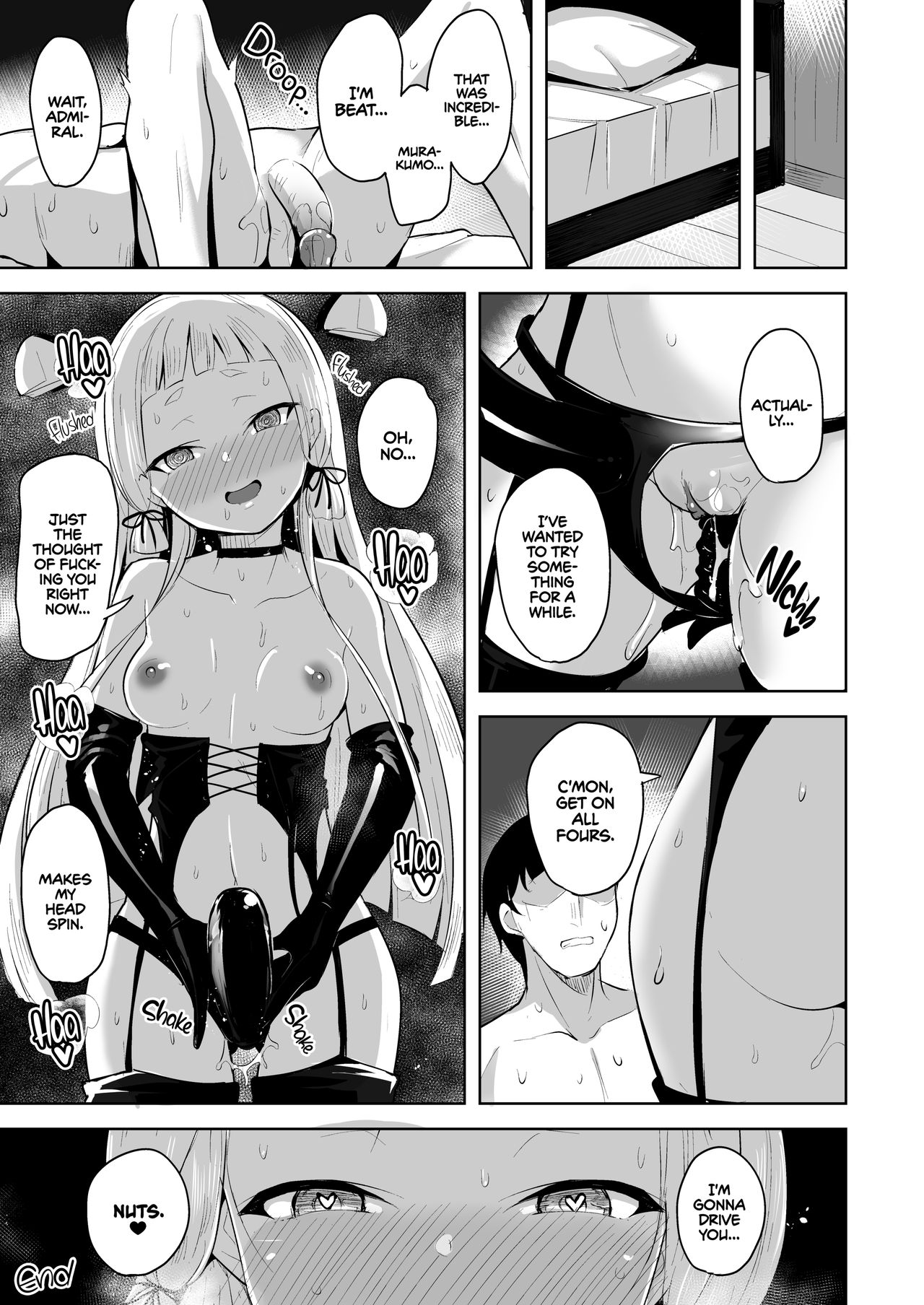 A Moderately Sadistic Murakumo Has Her Fun With Admiral page 24