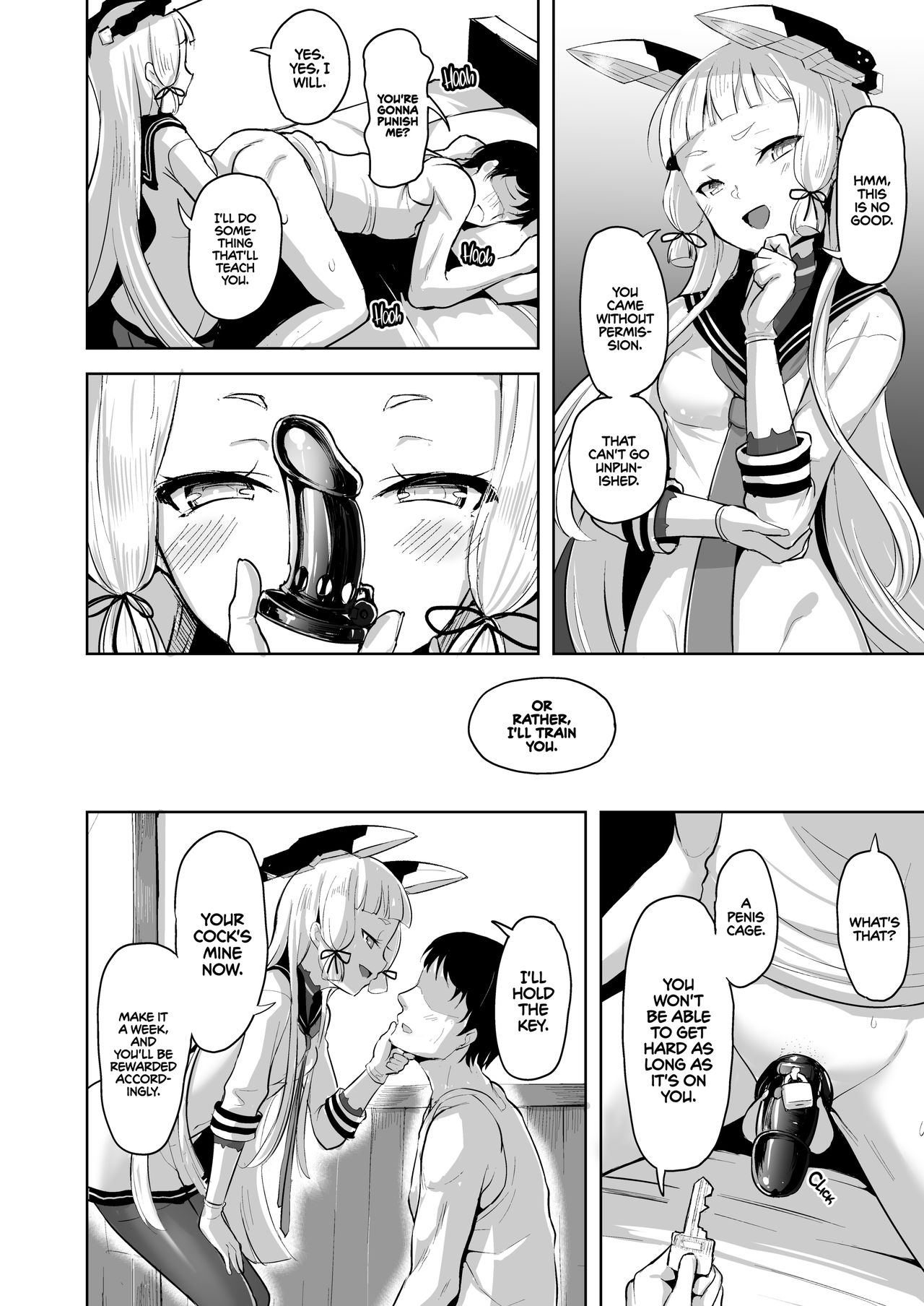 A Moderately Sadistic Murakumo Has Her Fun With Admiral page 7