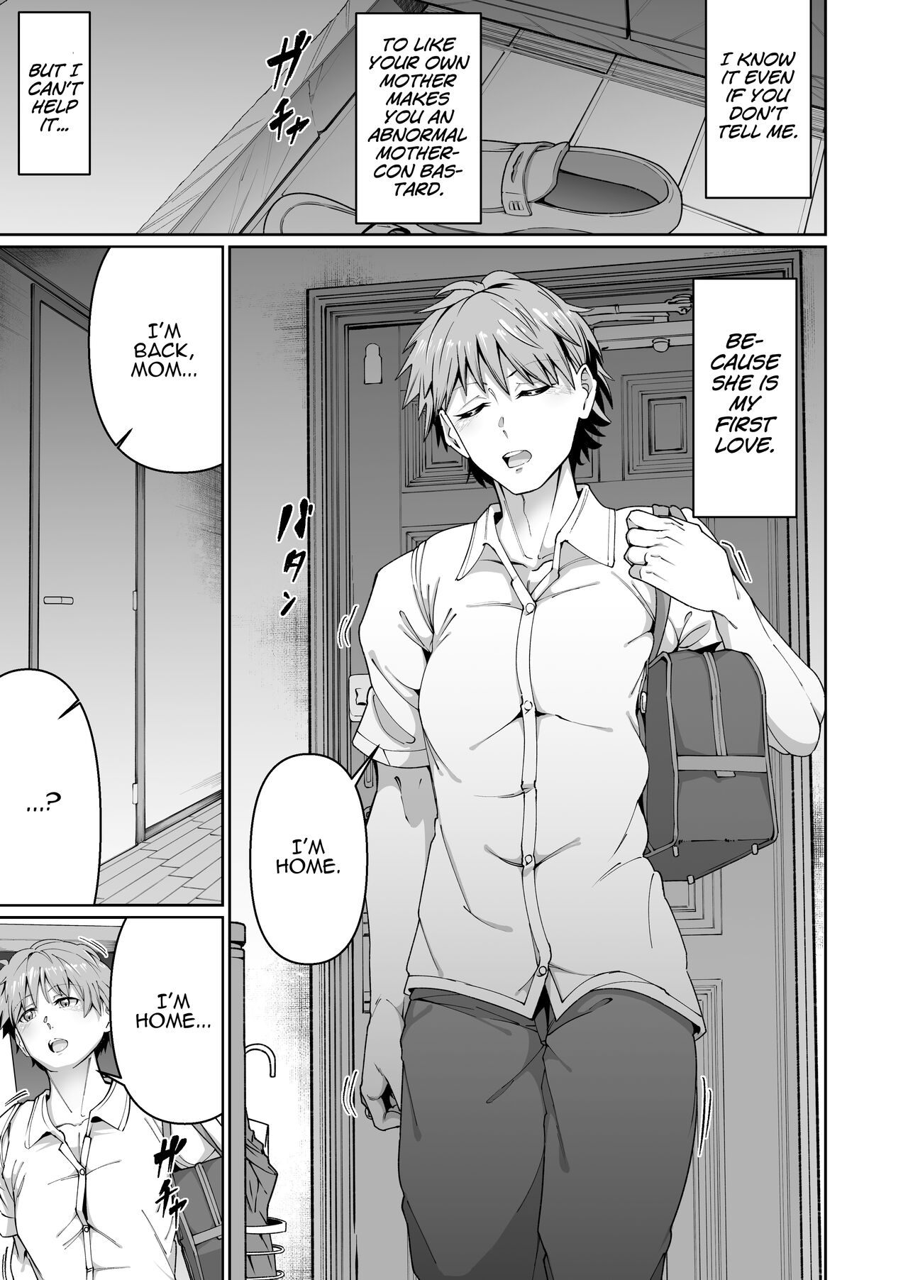 A Mother With A Lewd Body and Her Horny Son page 8