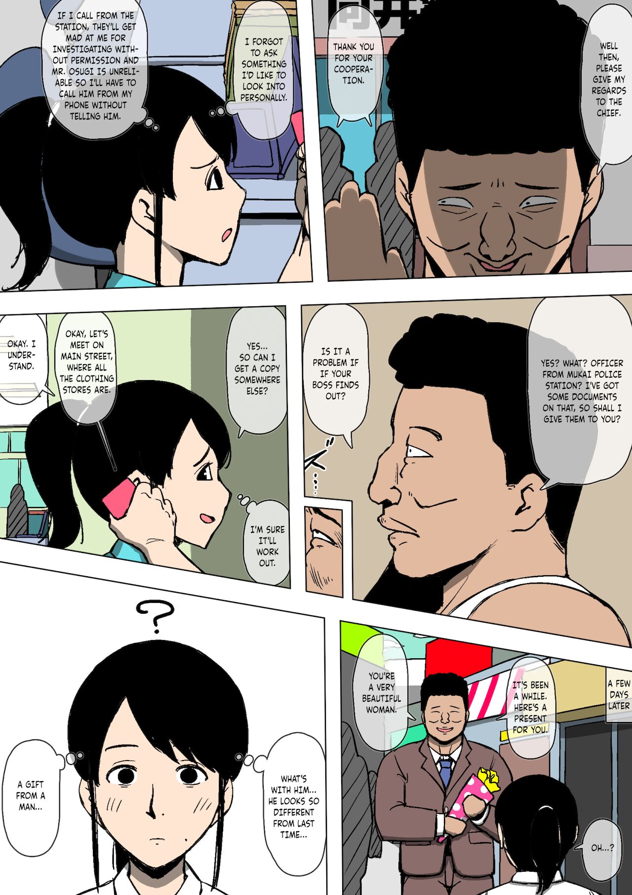 A police woman turns out to be in a relationship with a gangster page 4