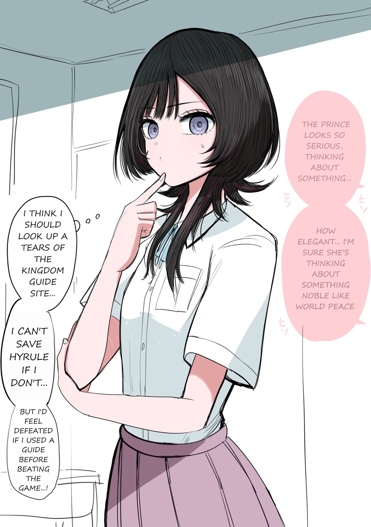 A Prince Who Acts Cool Outside but Timid at Home page 84