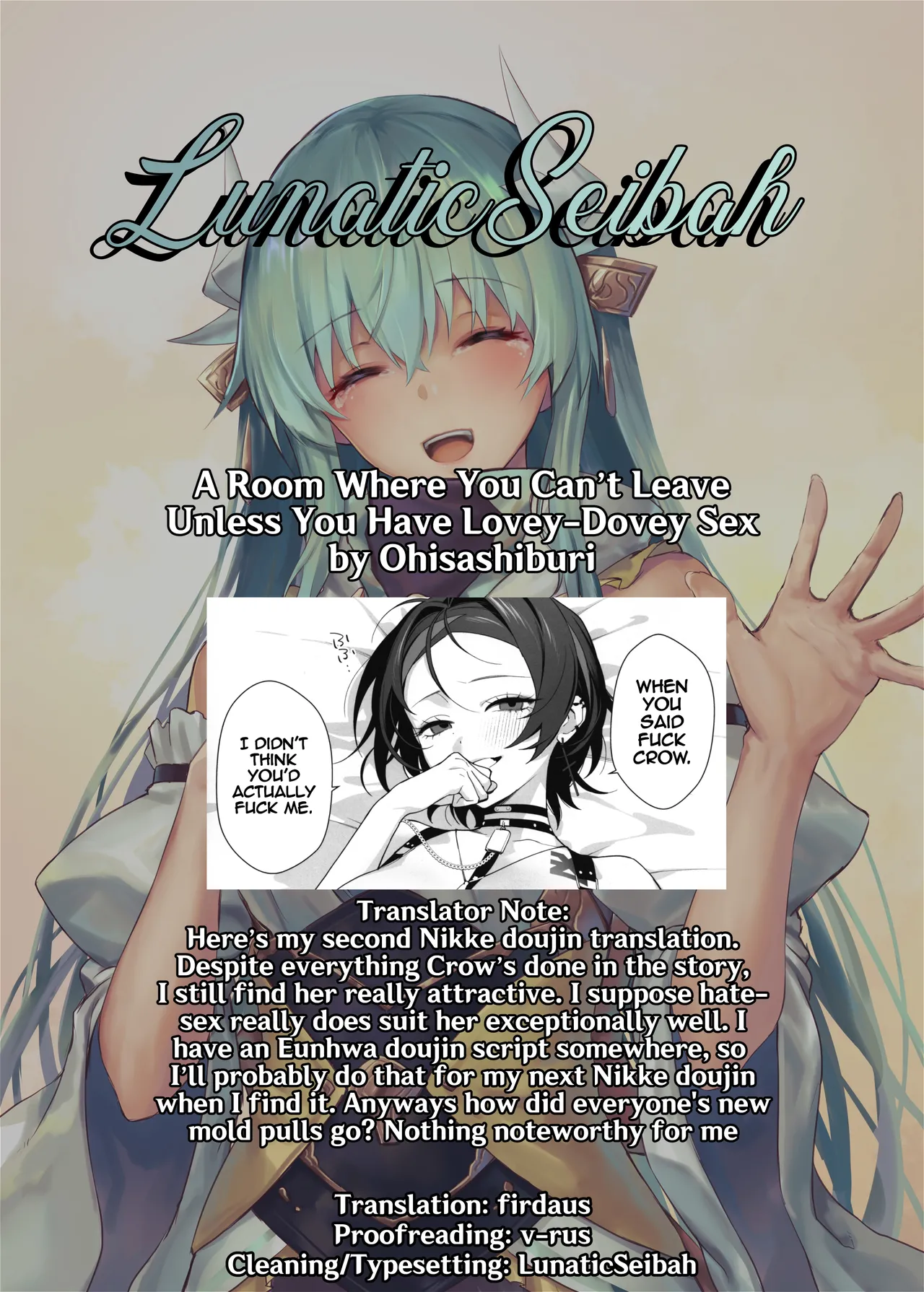 A Room Where You Can’t Leave Unless You Have Lovey-Dovey Sex page 35