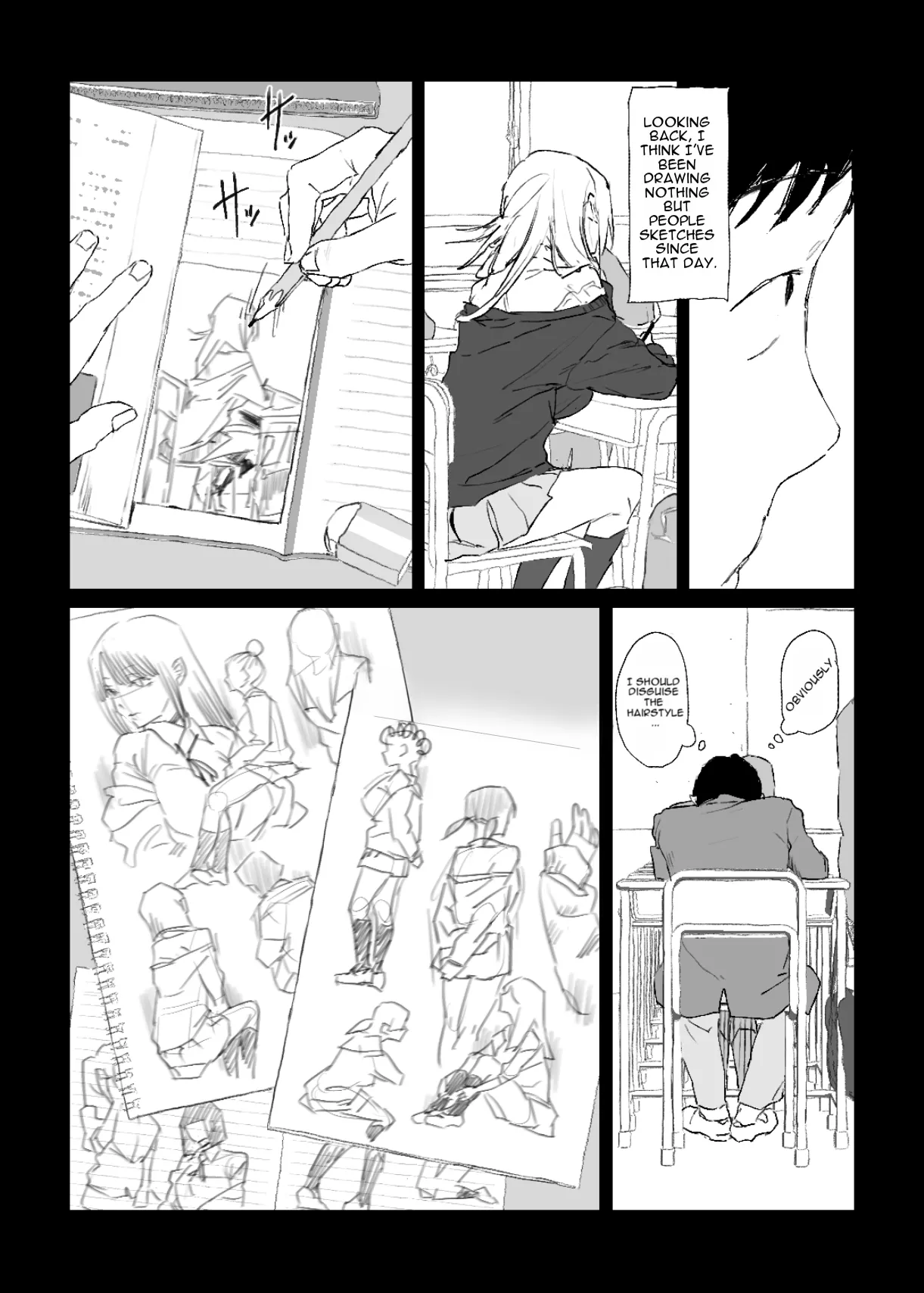 A Secret Sketch Session with My Favorite Gyaru page 10