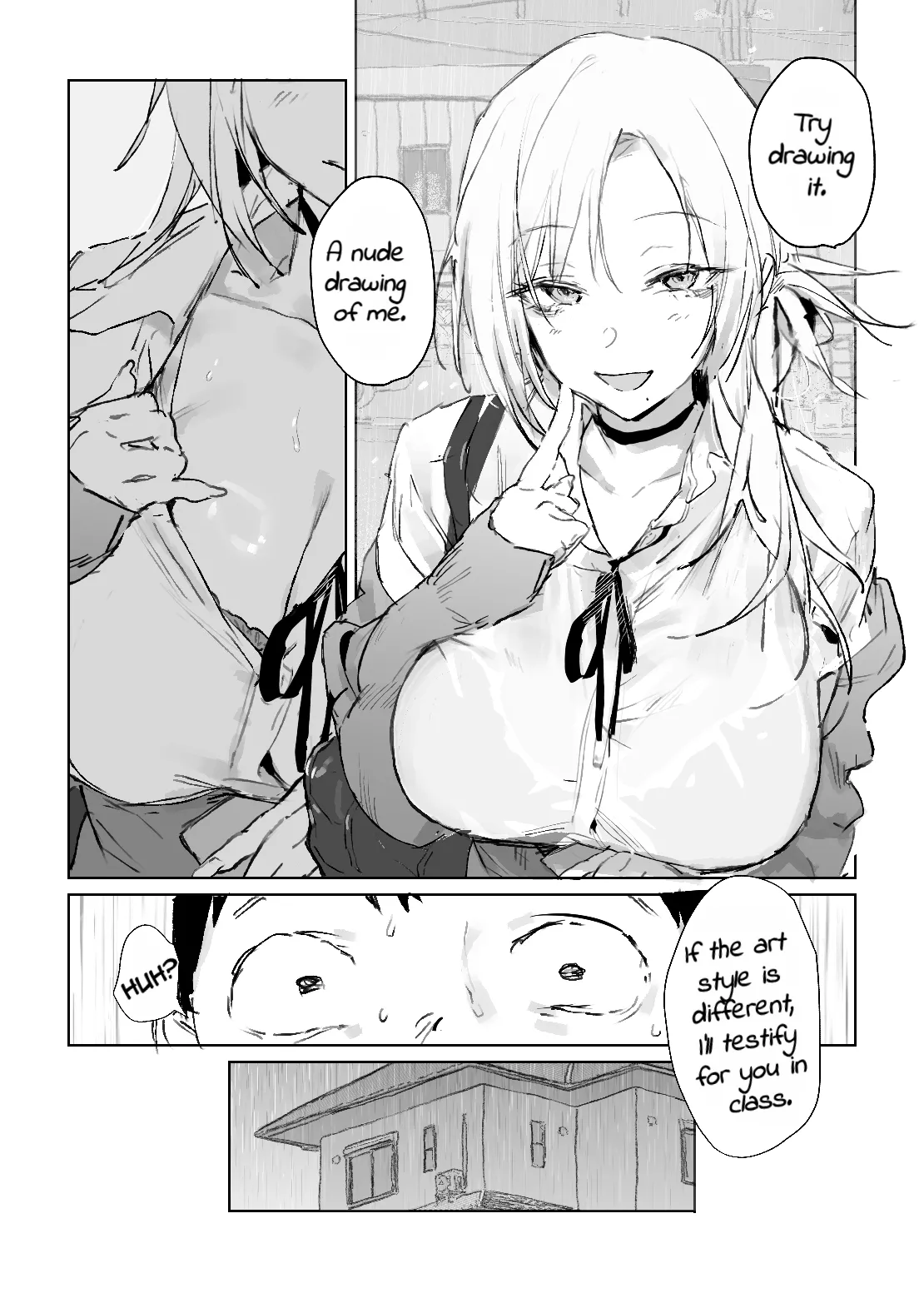 A Secret Sketch Session with My Favorite Gyaru page 18