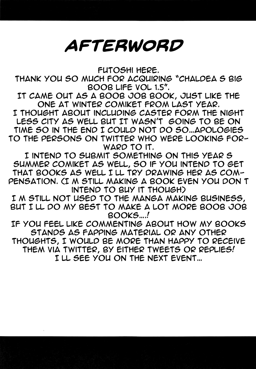 A Sexlife Of Getting Squeezed Between Chaldea's Breasts vol 1.5 page 12